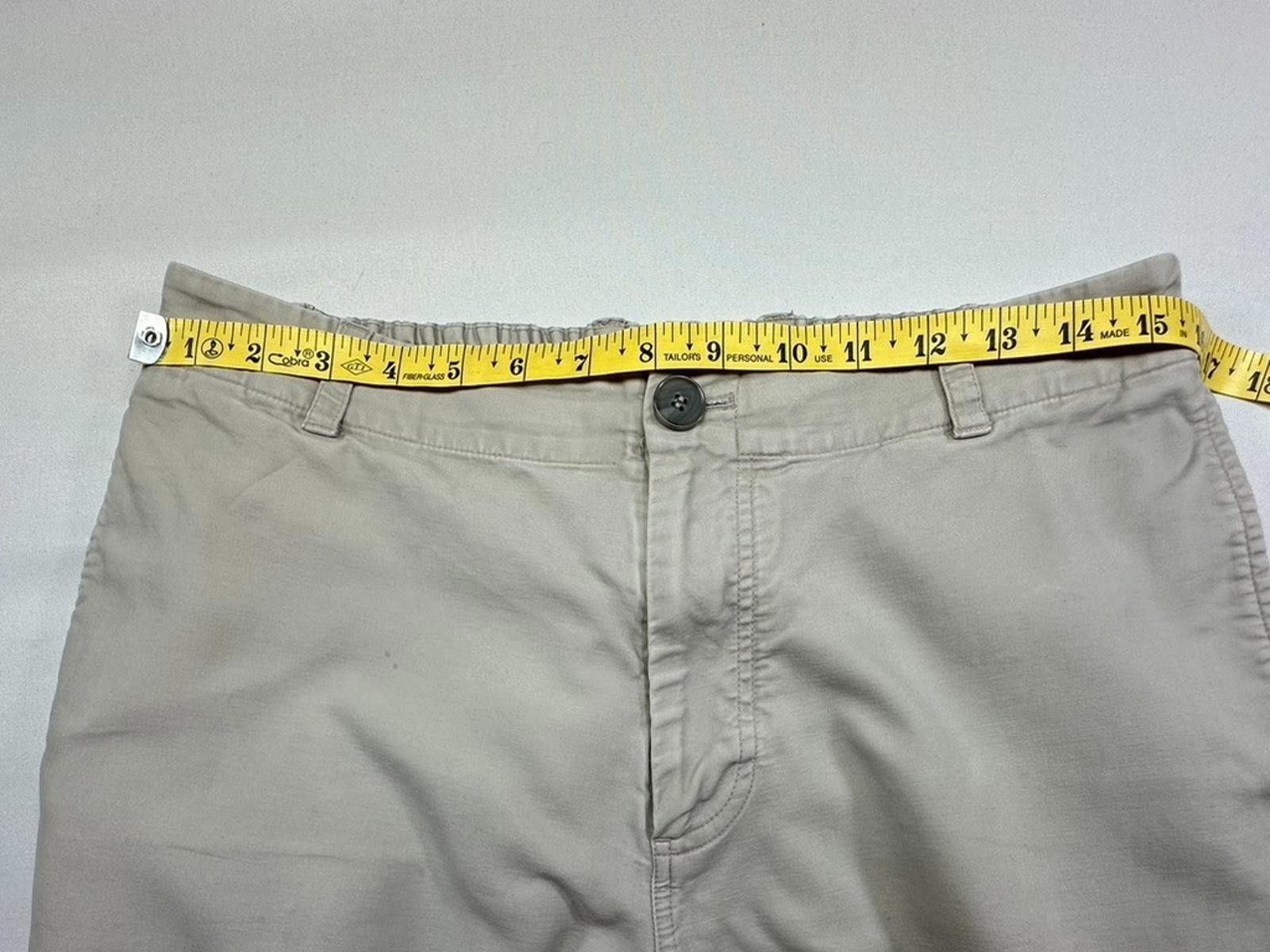 Cos Cos Pleated Straight Leg Carpenter Chinos Brown Mens 34R Size US 34 / EU 50 - 3 Thumbnail