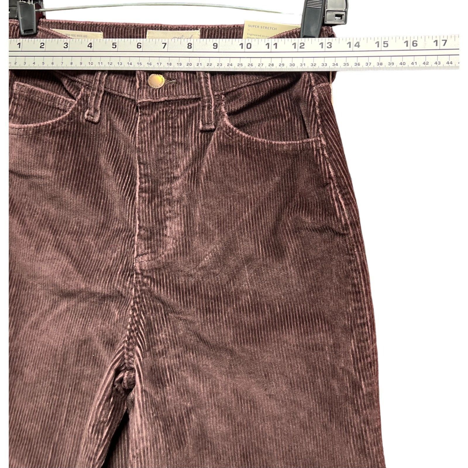 Other Universal Thread - Women's High-Rise Corduroy Wide Leg Jeans Size 26" / US 2 / IT 38 - 5 Thumbnail