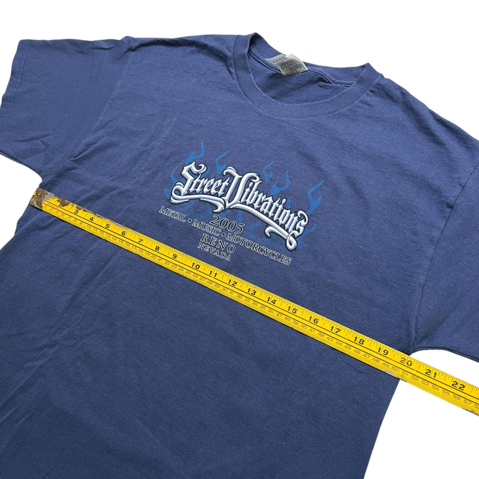 Fruit Of The Loom Street Vibrations Reno Nevada 2005 T-Shirt Men’s L Flames Size US L / EU 52-54 / 3 - 7 Thumbnail