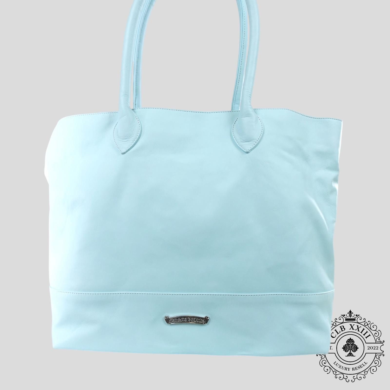Chrome Hearts Chrome Hearts Star Patch Leather Tote Bag in Blue Size ONE SIZE - 4 Thumbnail