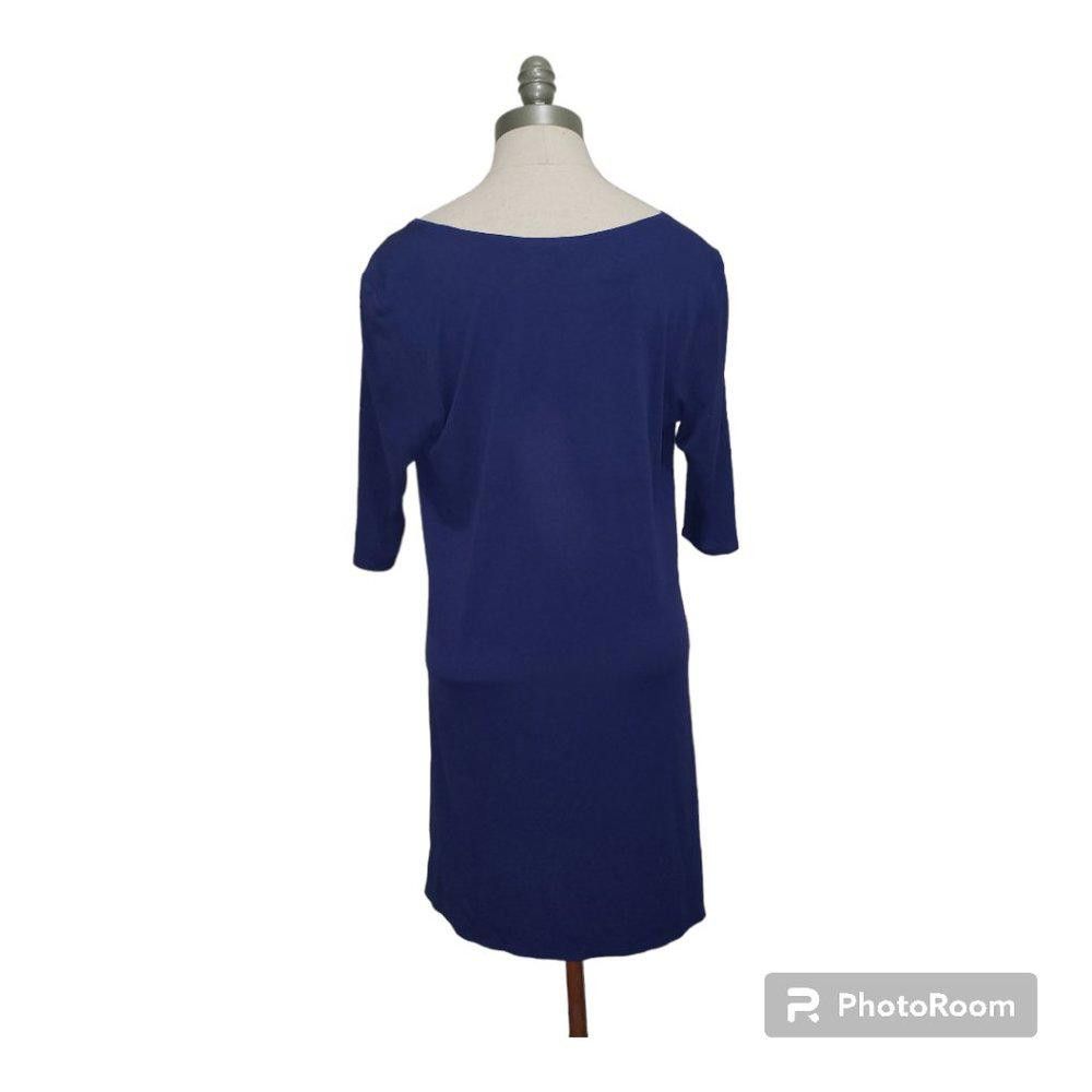 Eileen Fisher CT740 Eileen Fisher Long Blue Tunic Blouse M Size M / US 6-8 / IT 42-44 - 2 Thumbnail