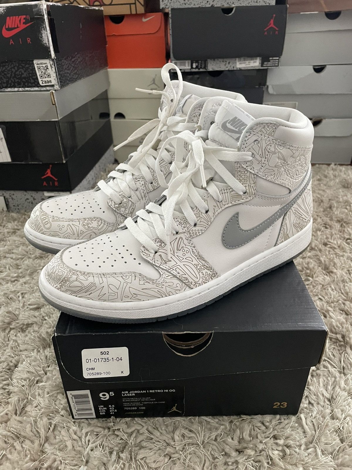 Jordan Brand Jordan 1 Laser Size US 9.5 / EU 42-43 - 1 Thumbnail