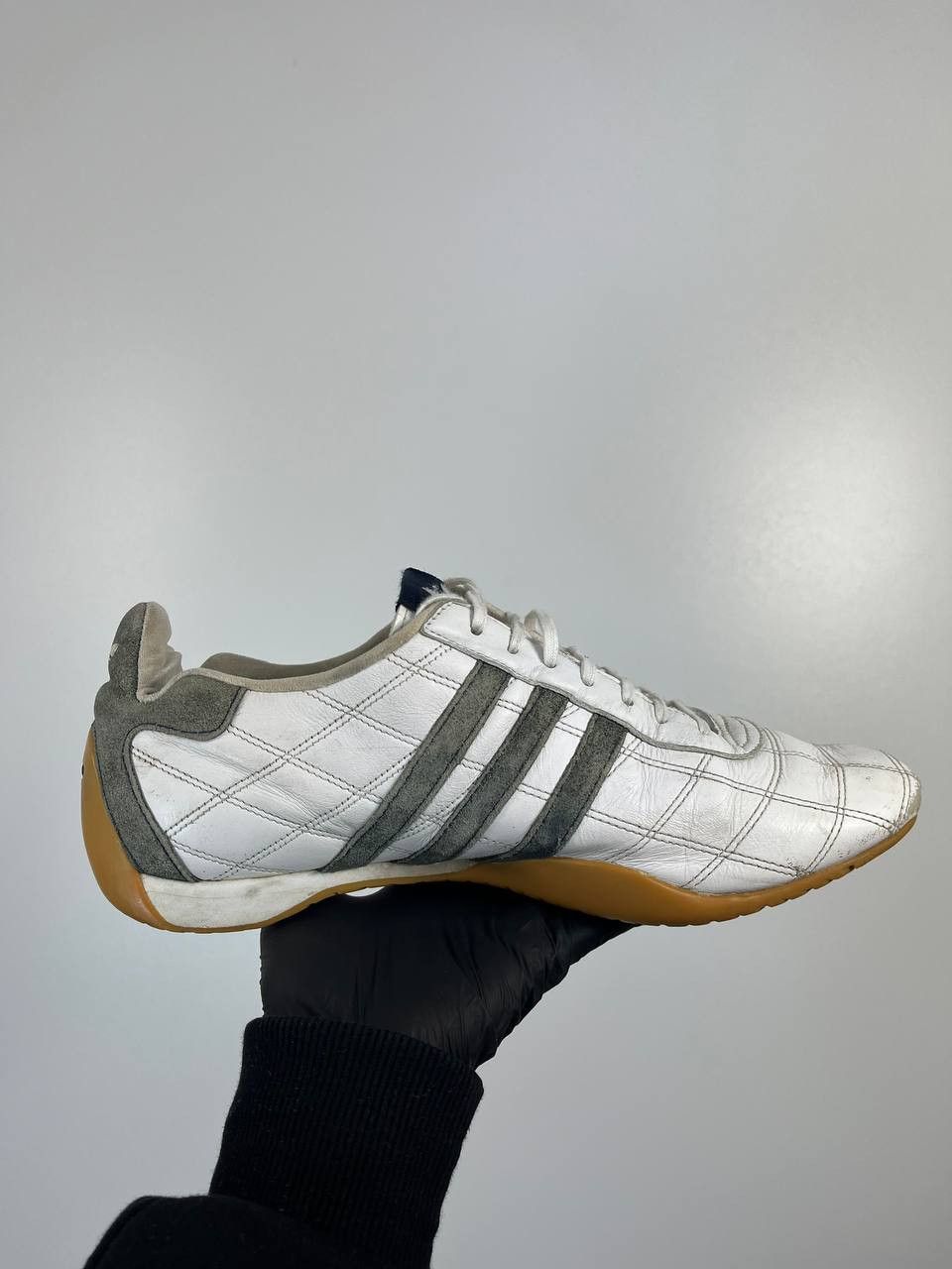 Adidas Adidas Tuscany Leather Shoes White Grey Mens Size 9 Size US 9 / EU 42 - 10 Thumbnail
