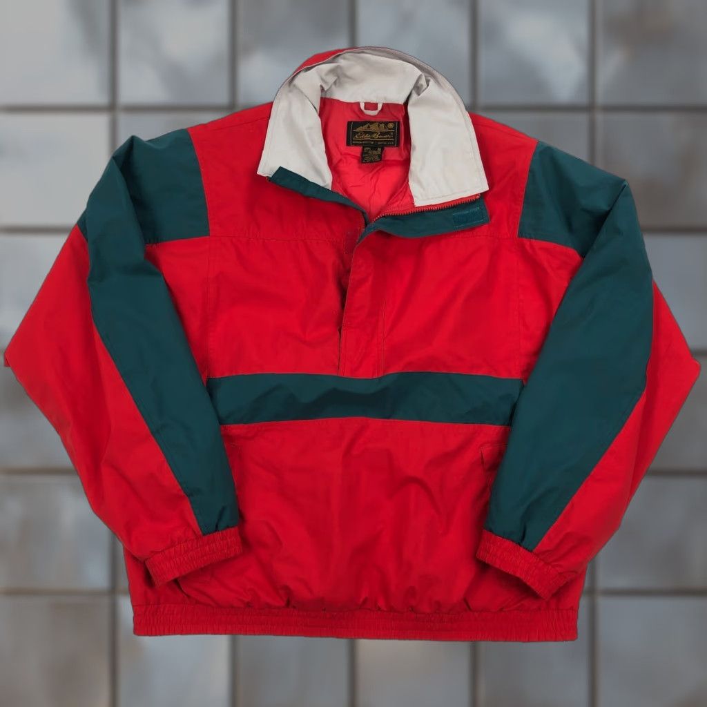 Eddie Bauer VINTAGE Eddie Bauer Anorak Jacket Mens XL Red GoreTex GTX Softshell Windbreaker Rain Jacket Size US XL / EU 56 / 4 - 1 Thumbnail