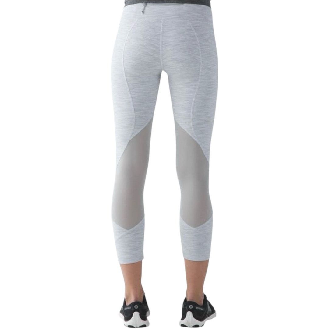 Lululemon Lululemon Pace Rival Crop Wee Are From Space Seal Grey 6 Size 28" / US 6 / IT 42 - 1 Thumbnail