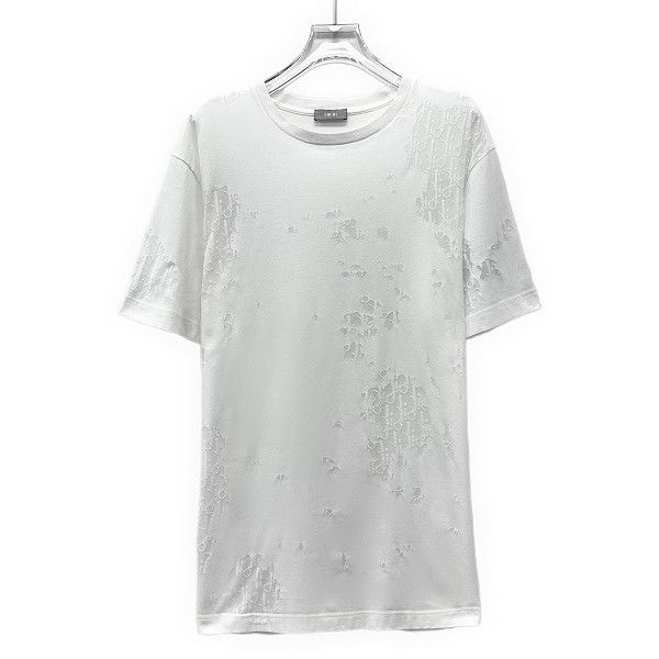 Dior Dior Oblique Jacquard Short Sleeve T-Shirt Size M Size US M / EU 48-50 / 2 - 1 Thumbnail