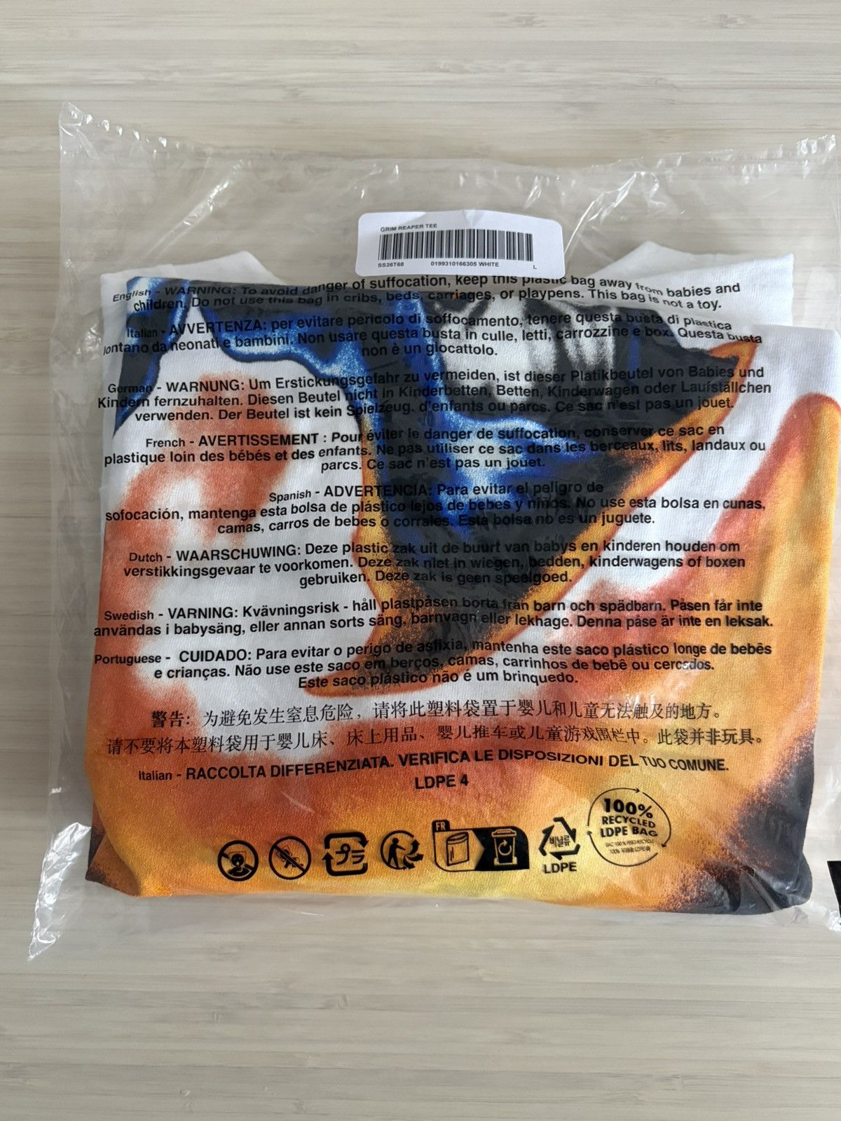 Supreme Grim Reaper Tee Size US L / EU 52-54 / 3 - 2 Thumbnail