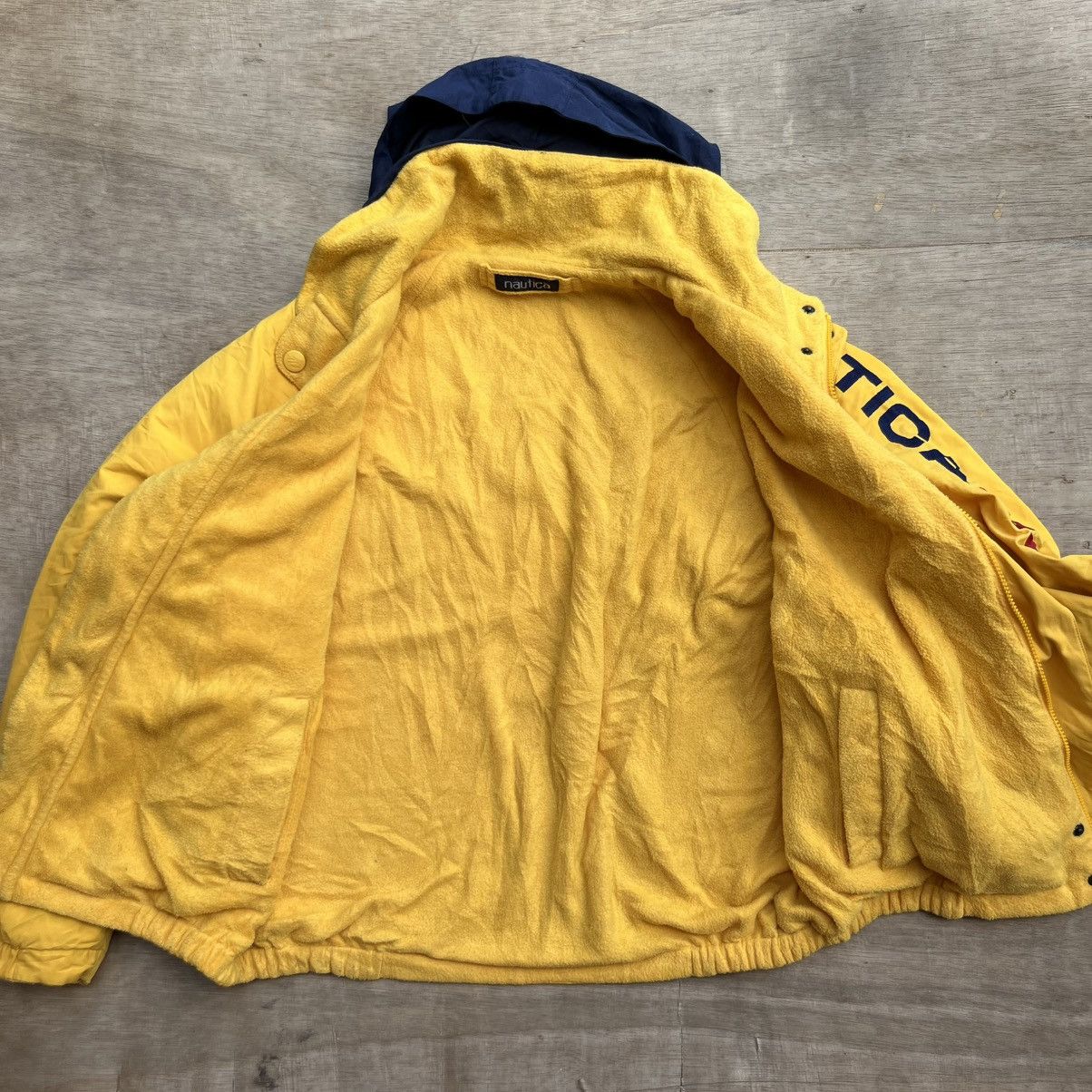 Polo Ralph Lauren × Tommy Hilfiger × Vintage NAUTICA SAILING & WOOL REVERSIBLE JACKET Size US L / EU 52-54 / 3 - 5 Thumbnail