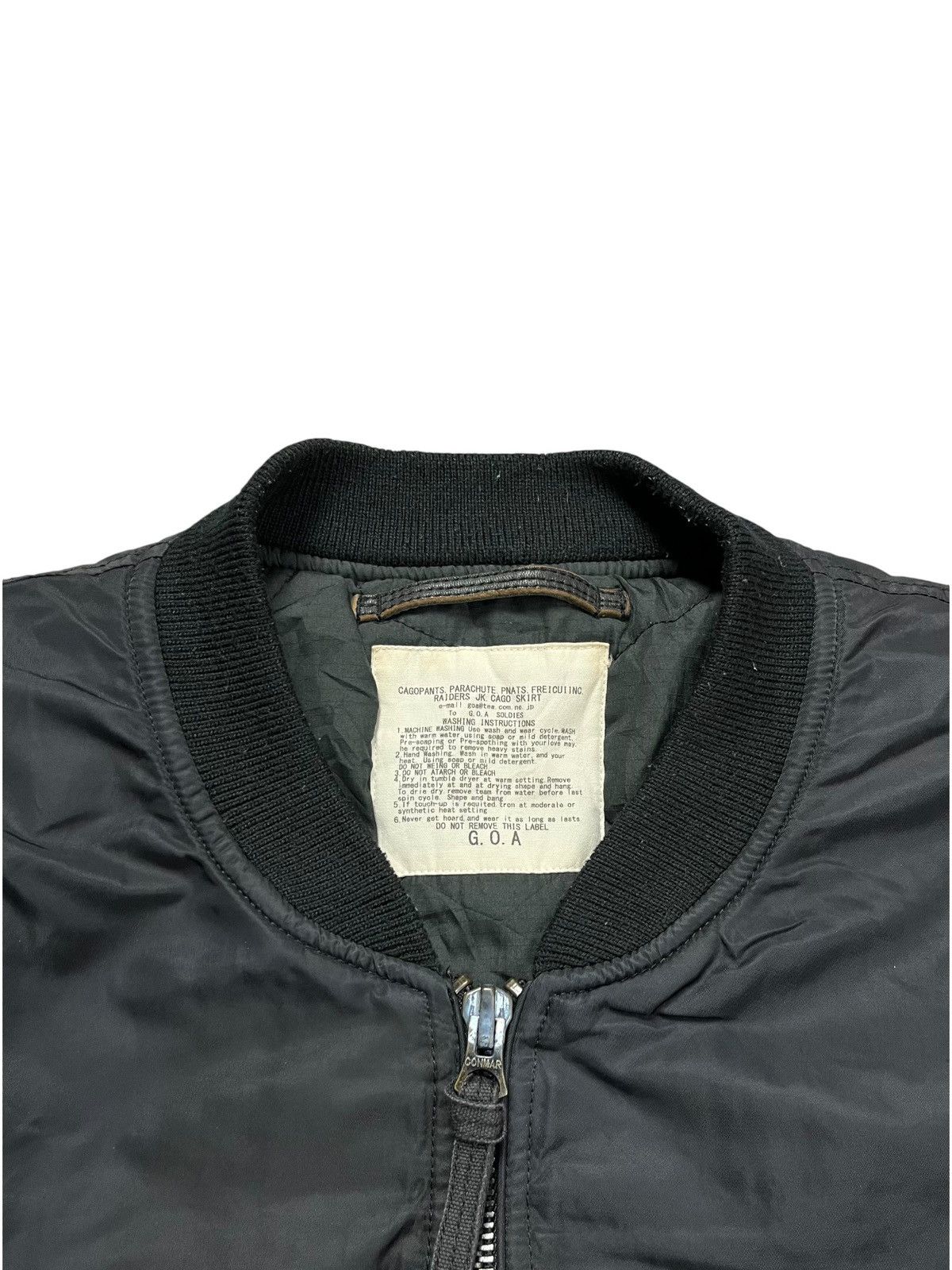 14th Addiction 2000s GOA - Black Bomber Jacket Size US M / EU 48-50 / 2 - 7 Thumbnail