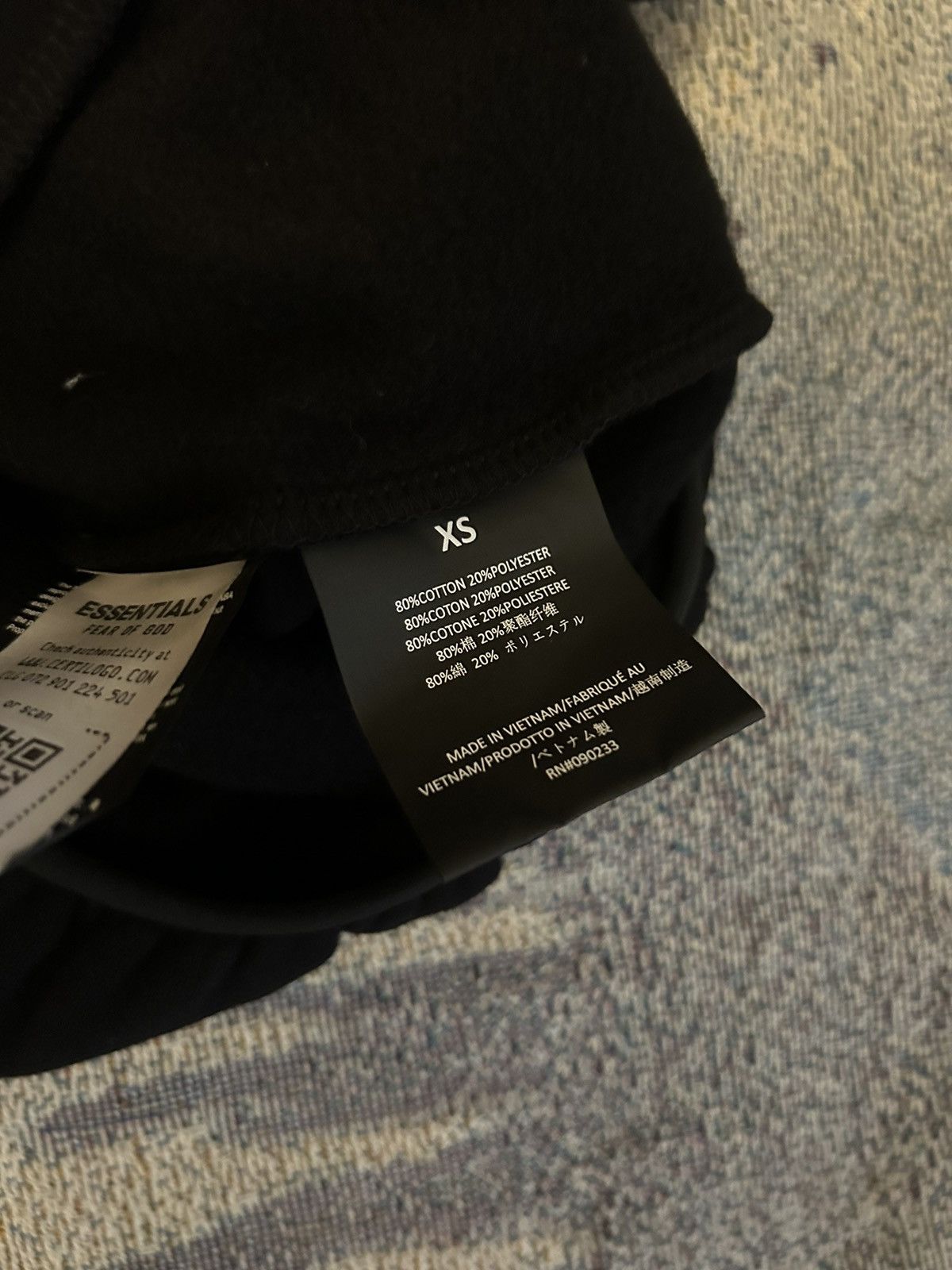 Essentials × Fear of God Essentials NBA Hoodie Black Size US XS / EU 42 / 0 - 4 Thumbnail