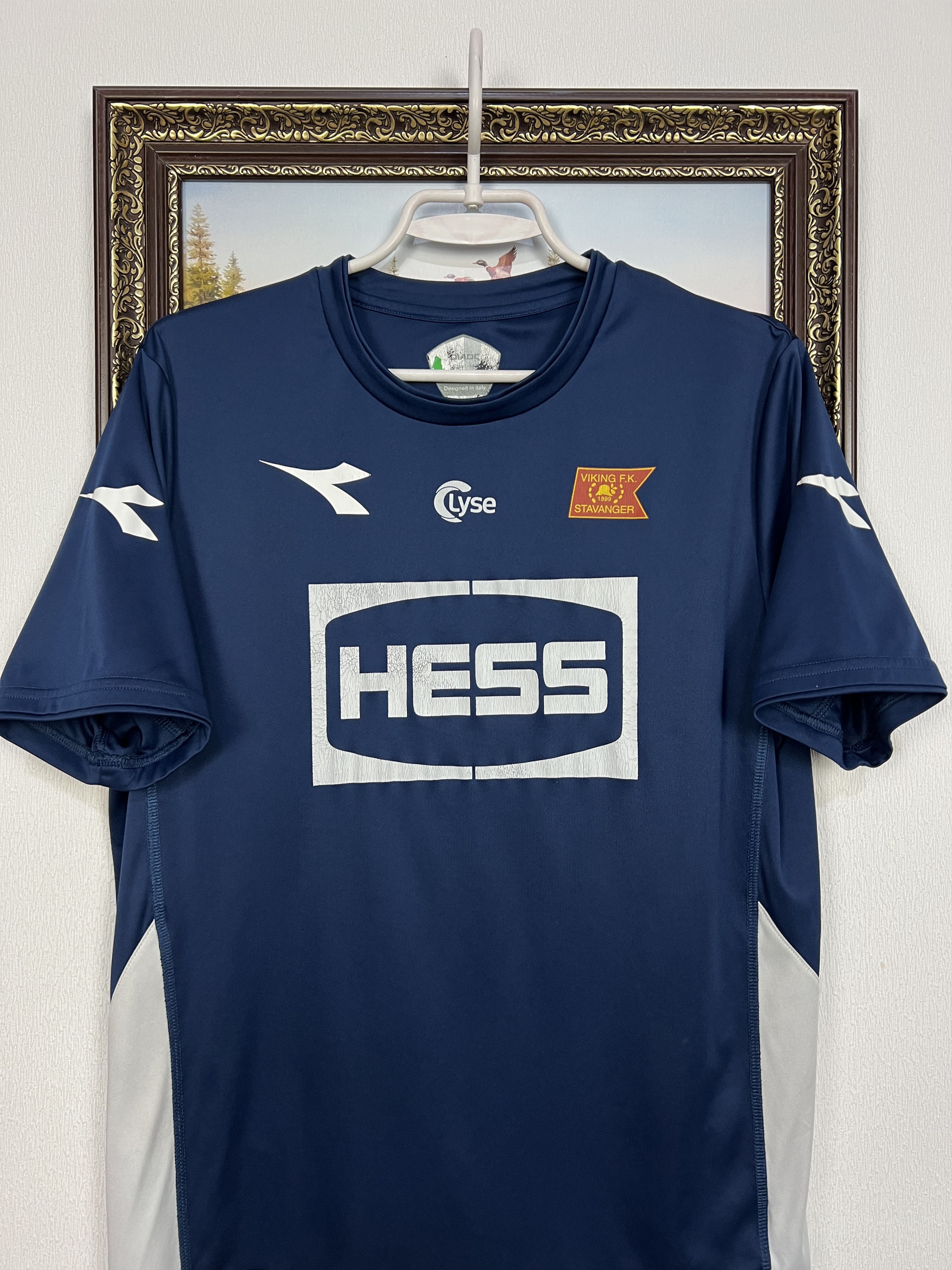 Diadora Vintage Viking FC Blue Diadora Football Shirt Soccer Mens Size US M / EU 48-50 / 2 - 2 Thumbnail