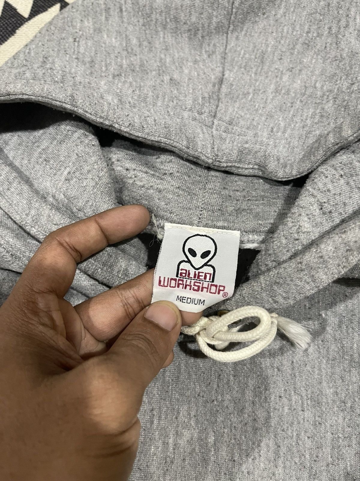 Alien Workshop 90s ALIEN WORKSHOP SMALL LOGO SLEEVE PULLOVER HOODIE Size US M / EU 48-50 / 2 - 9 Thumbnail