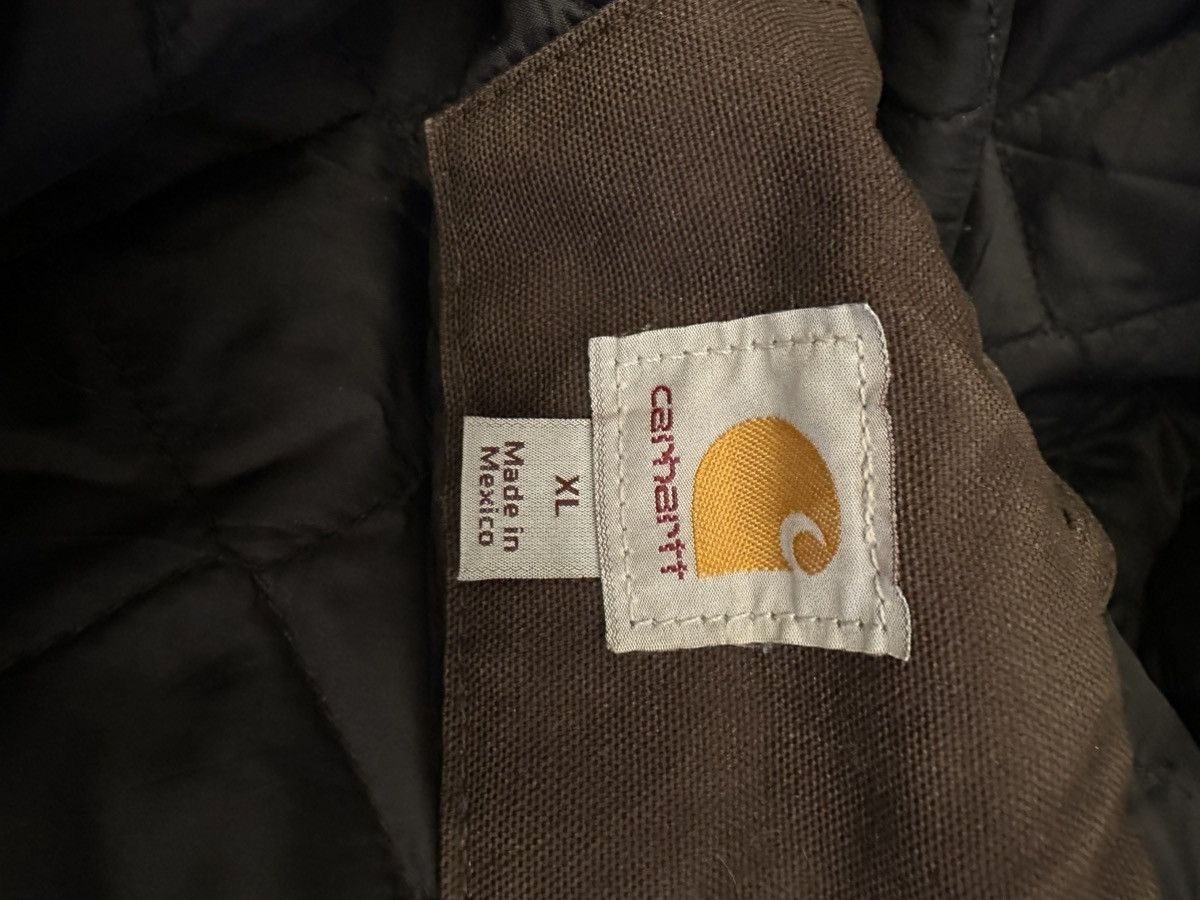 Carhartt Vintage Carhartt Active Jacket - Dark Brown - XL - Quilted Size US XL / EU 56 / 4 - 4 Thumbnail