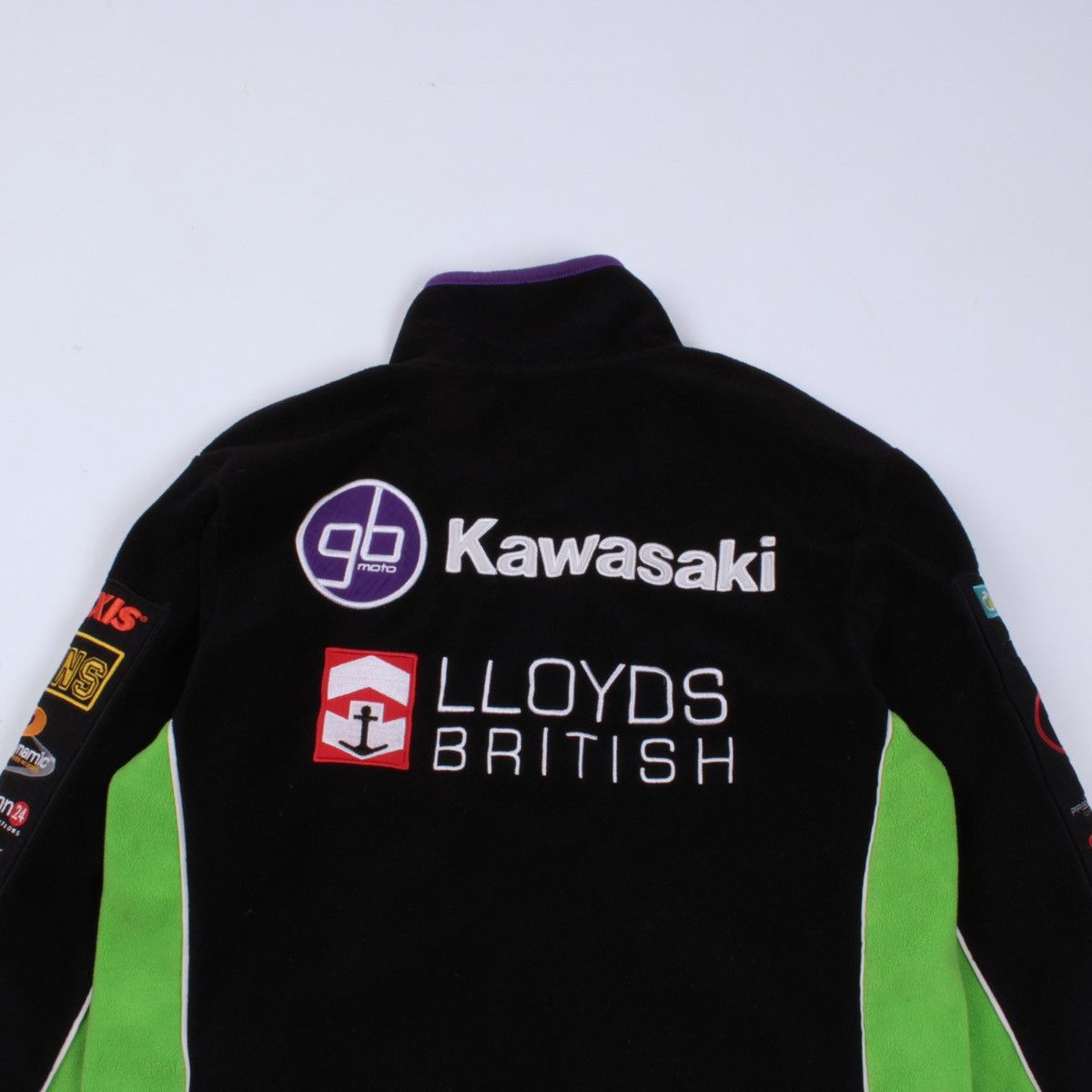 Vintage Kawasaki Apparel Full Zip Fleece Jacket Size US S / EU 44-46 / 1 - 8 Thumbnail