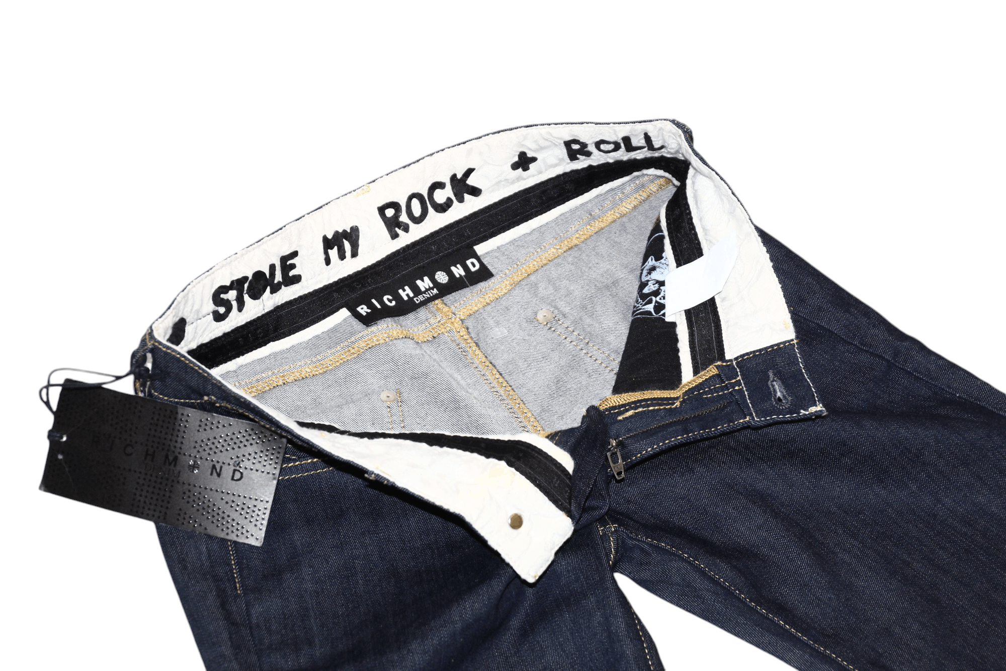 John Richmond Richmond Denim Slim Fit Rhinestones Trim Bermuda Shorts Size US 28 / EU 44 - 9 Thumbnail
