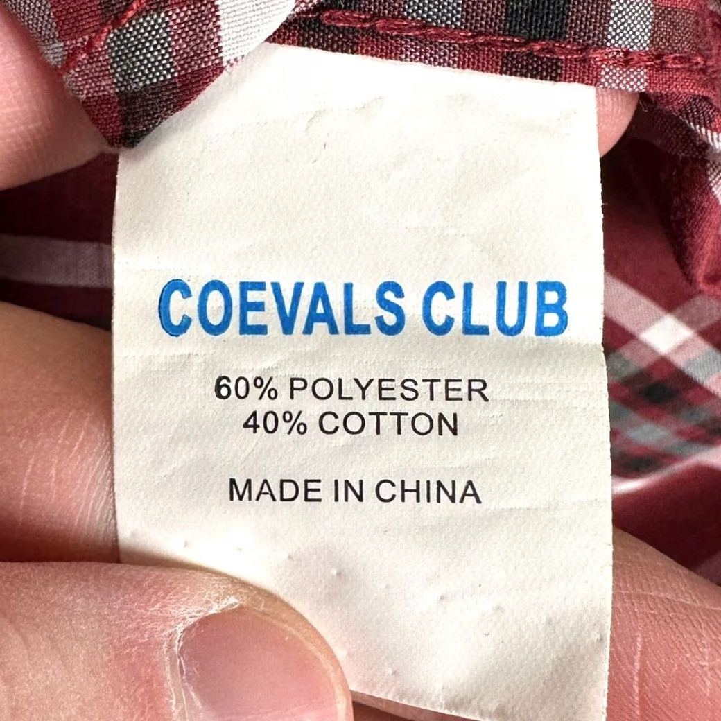 Vintage VINTAGE Coevals Club Pearl Snap Western Shirt Men XL Red Plaid Button Up Flap Pocket NEW Size US XL / EU 56 / 4 - 6 Thumbnail
