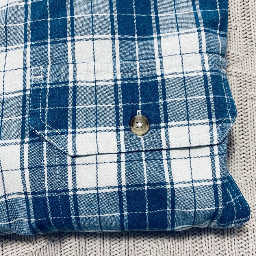 Vintage Orton Brothers blue plaid long sleeve button down Size US L / EU 52-54 / 3 - 5 Thumbnail