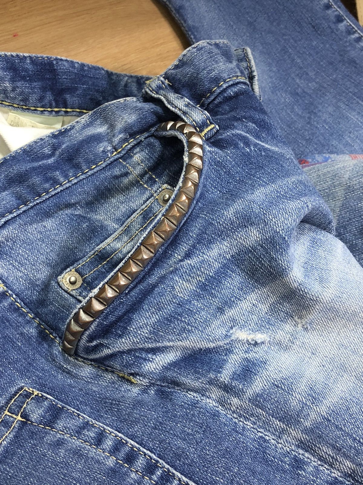 Hysteric Glamour RARE🔥VINTAGE HYSTERIC JEANS PRINTED SMALL SKINNY FIT Size 30" / US 8 / IT 44 - 16 Thumbnail