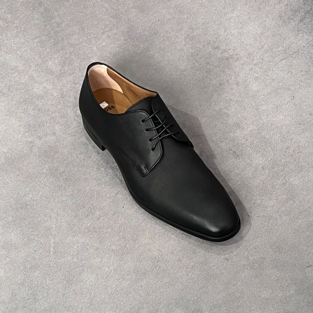 Hugo Boss HUGO BOSS Black Leather Derbies Size US 9 / EU 42 - 7 Thumbnail