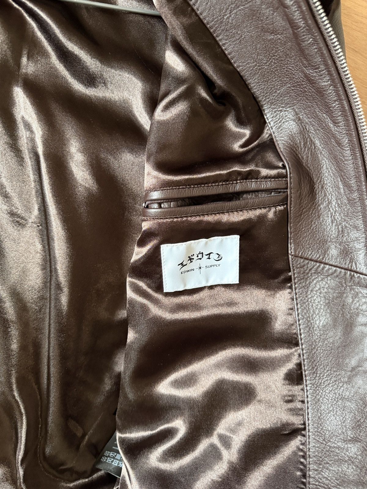 Edwin Edwin Dogma Leather Jacket Size US M / EU 48-50 / 2 - 6 Thumbnail
