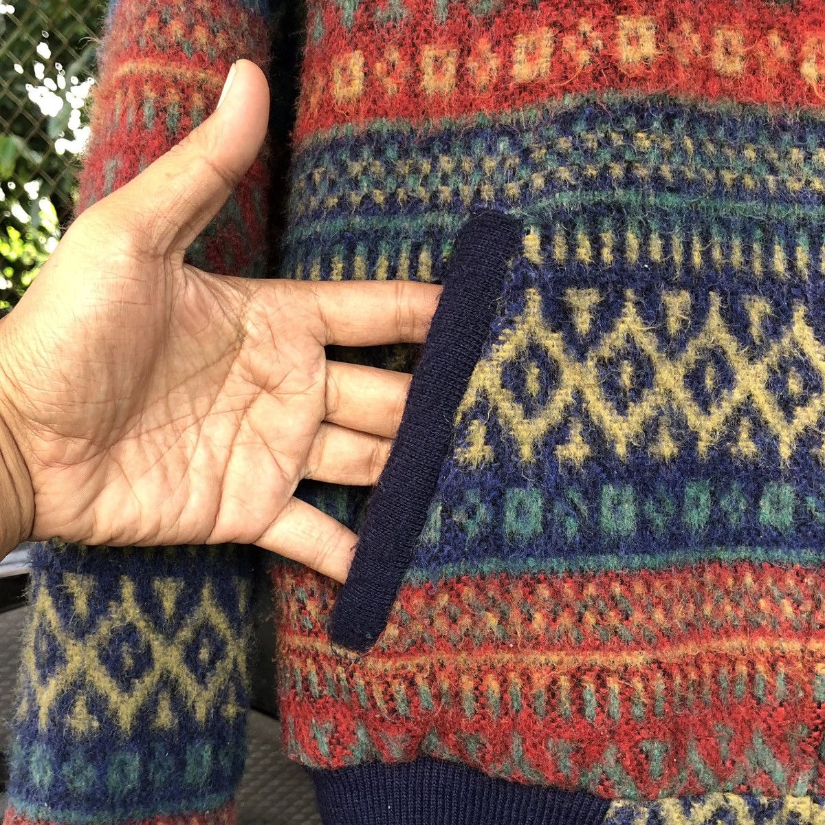 Schott VTG Schott NYC Wool Navajo Blanket Bomber Jacket Made In 🇺🇸 Size US M / EU 48-50 / 2 - 5 Thumbnail