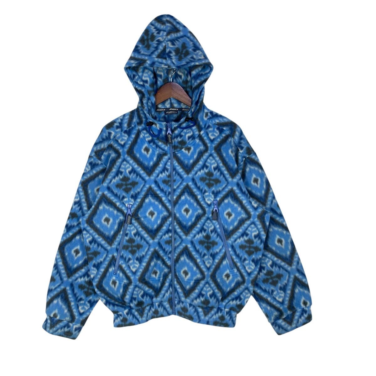 If Six Was Nine Vintage Nordica Fleece Navajo Style Hoodie Pull Over Size US L / EU 52-54 / 3 - 1 Thumbnail