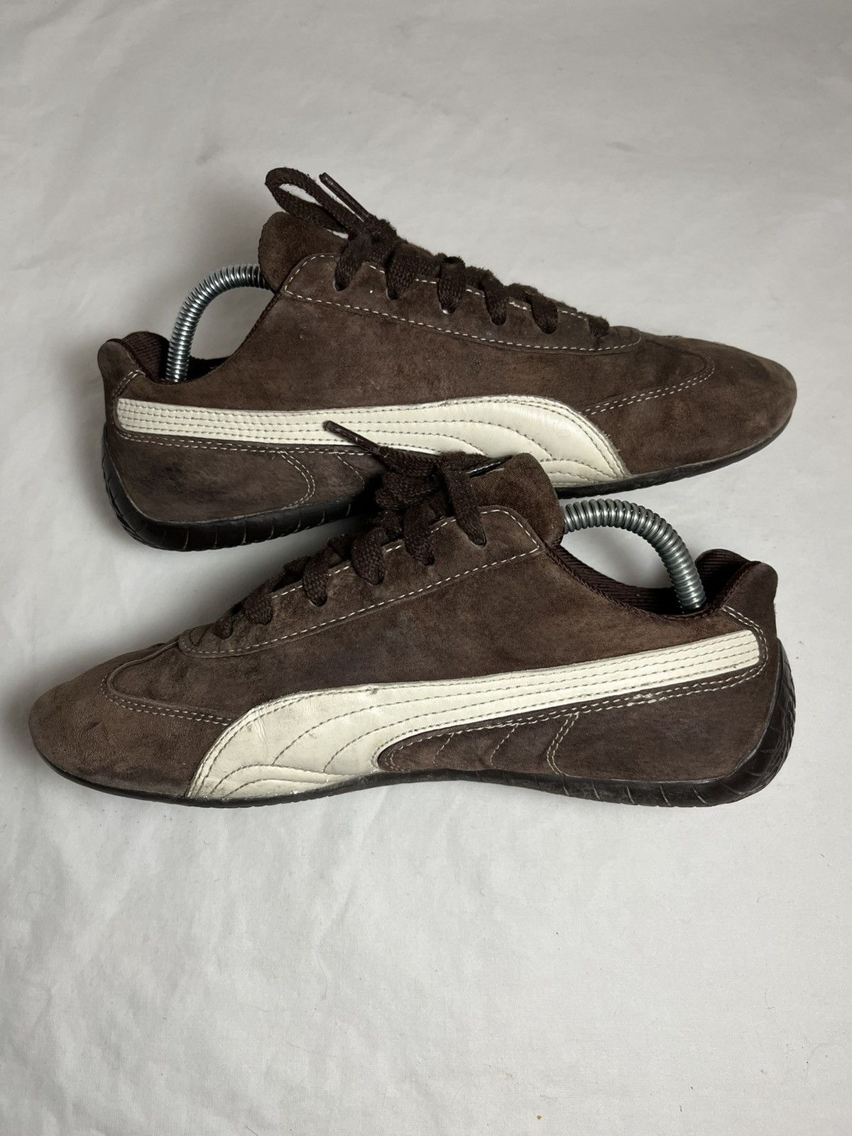 Puma × Vintage Vintage Puma Speedcat Brown Sneakers Hype Archive Rare 90s Size US 7.5 / IT 37.5 - 2 Thumbnail