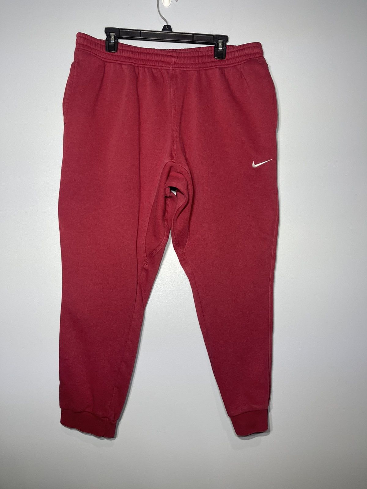Nike Nike Sweatpants Men’s Sz XXL Maroon Fleece Jogger Drawstring Size US 38 / EU 54 - 2 Thumbnail