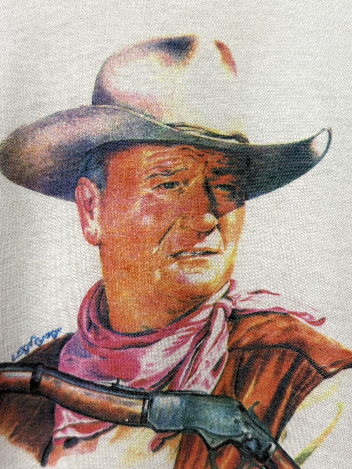Japanese Brand Rare vintage shirt Cowboy western John wayne tee 1980 medium Size US M / EU 48-50 / 2 - 4 Thumbnail