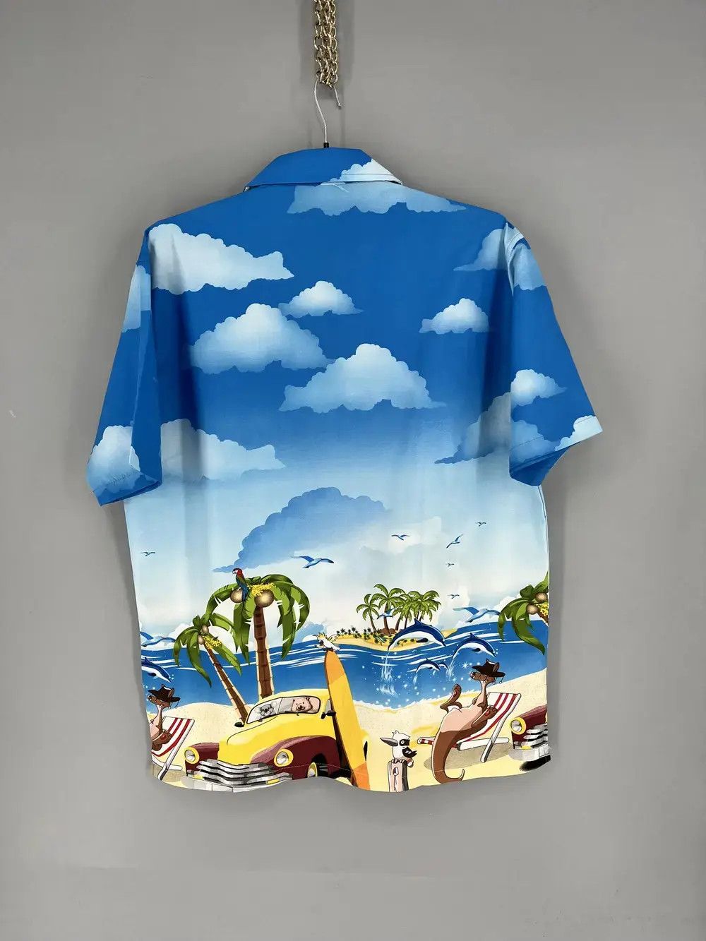Vintage Men’s Crazy Hawaiian Shirt Short Sleeve True Face Size L Size US L / EU 52-54 / 3 - 9 Thumbnail