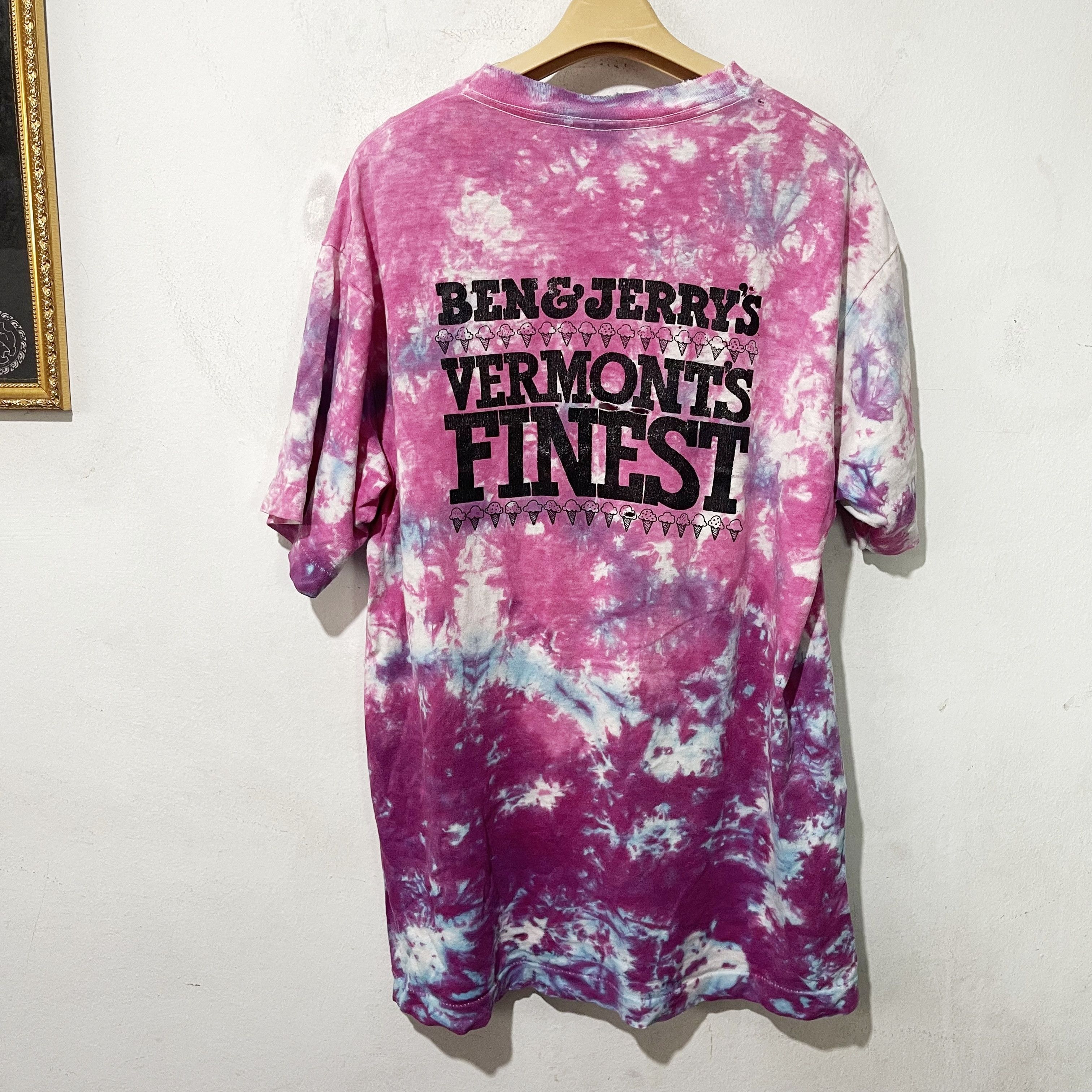 Grateful Dead Vintage 90s Cherry Garcia Ben & Jerrys Tie Dye Shirt Size US L / EU 52-54 / 3 - 3 Thumbnail