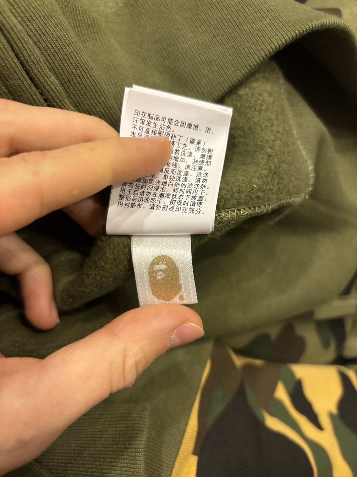 Bape Bape Green Camo ‘Ponr’ Shark Zip Hoodie Size US XL / EU 56 / 4 - 6 Thumbnail