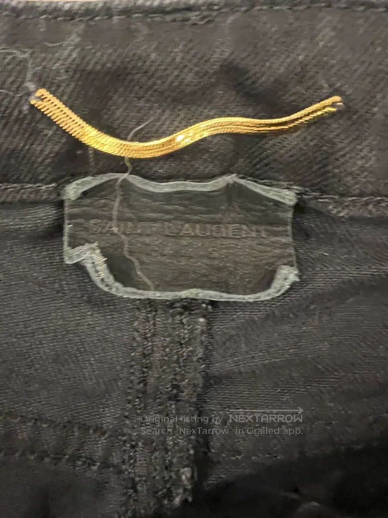 Saint Laurent Paris Saint Laurent Paris Black Tight Jeans Size US 26 / EU 42 - 5 Thumbnail