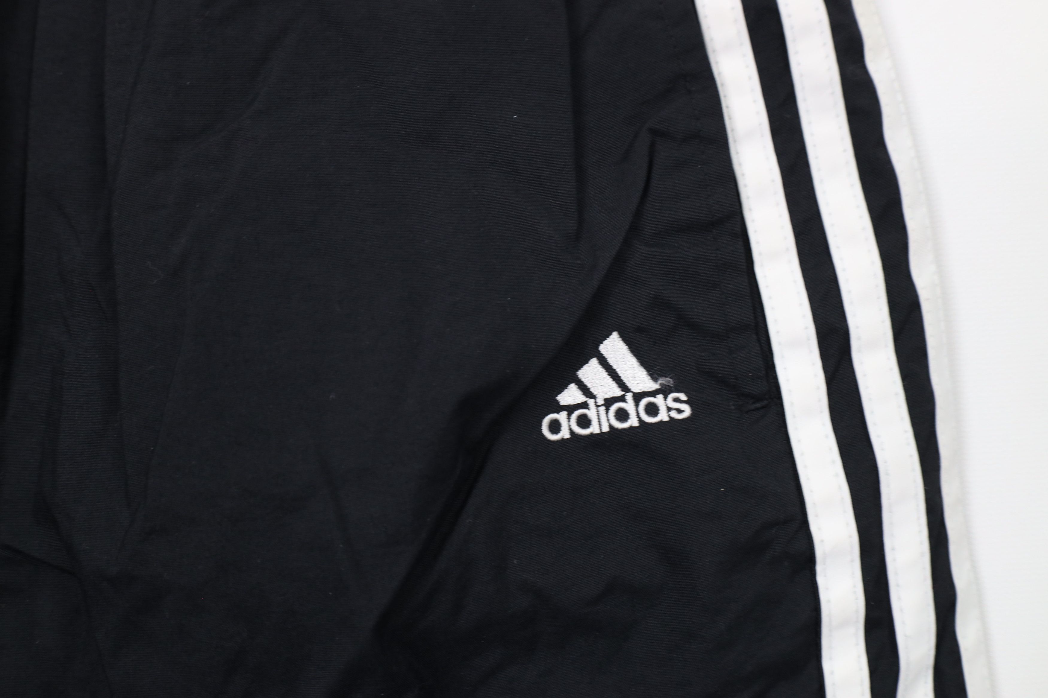 Adidas × Vintage Vintage Y2K 2001 Adidas Lined Wide Leg Windbreaker Pants Size US 36 / EU 52 - 5 Thumbnail