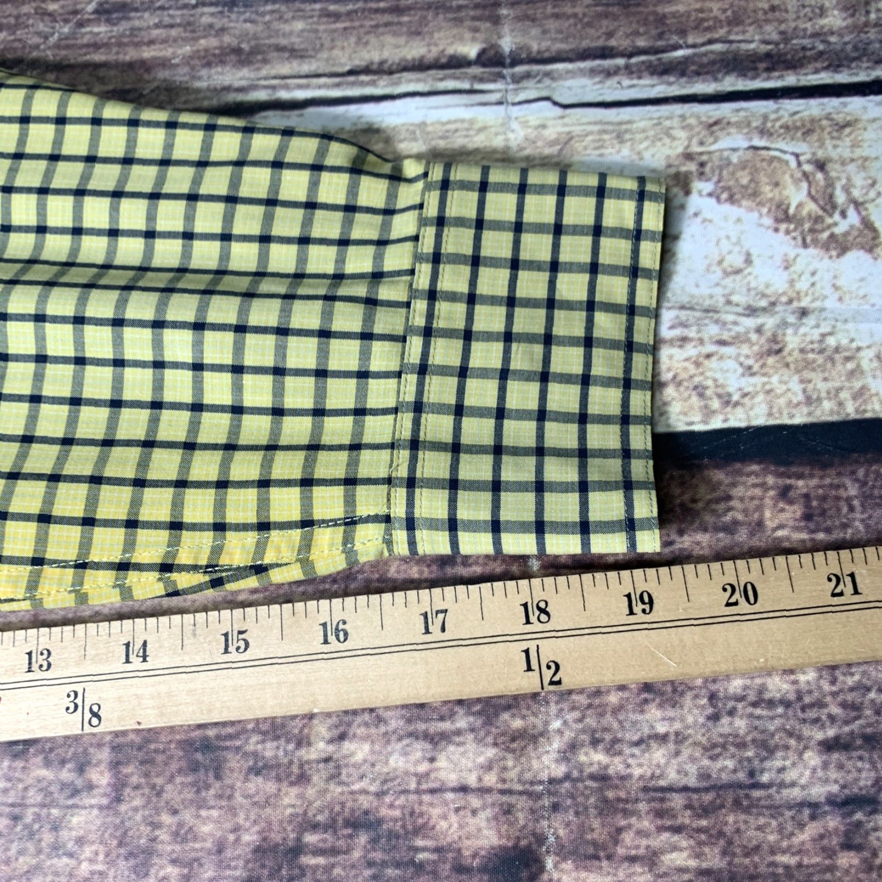 Chaps Chaps Shirt Button Down Long Sleeve Plaid Yellow Size Large Mens Size US L / EU 52-54 / 3 - 7 Thumbnail