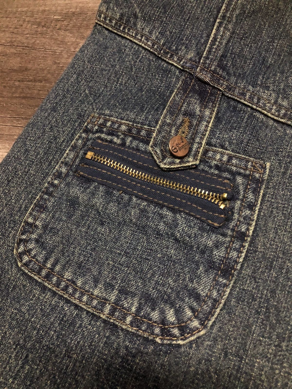 Japanese Brand × Le Grande Bleu (L.G.B.) Q Zhi Yi Zu Cargo Jeans Multi Pocket Size 28" / US 6 / IT 42 - 10 Thumbnail