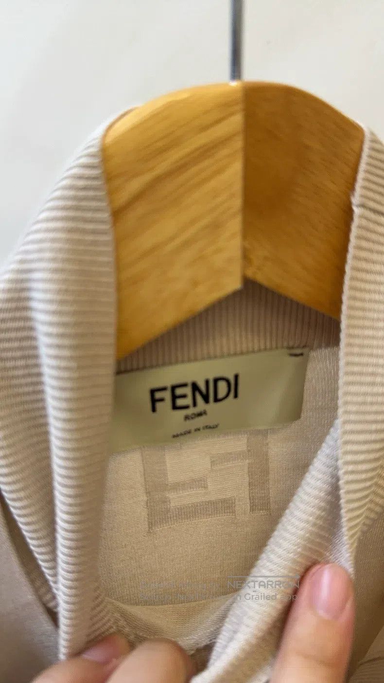 Fendi Fendi Solid Color Fake Two-Piece Long Sleeve Dress Size XXS / US 00 / IT 34 - 3 Thumbnail
