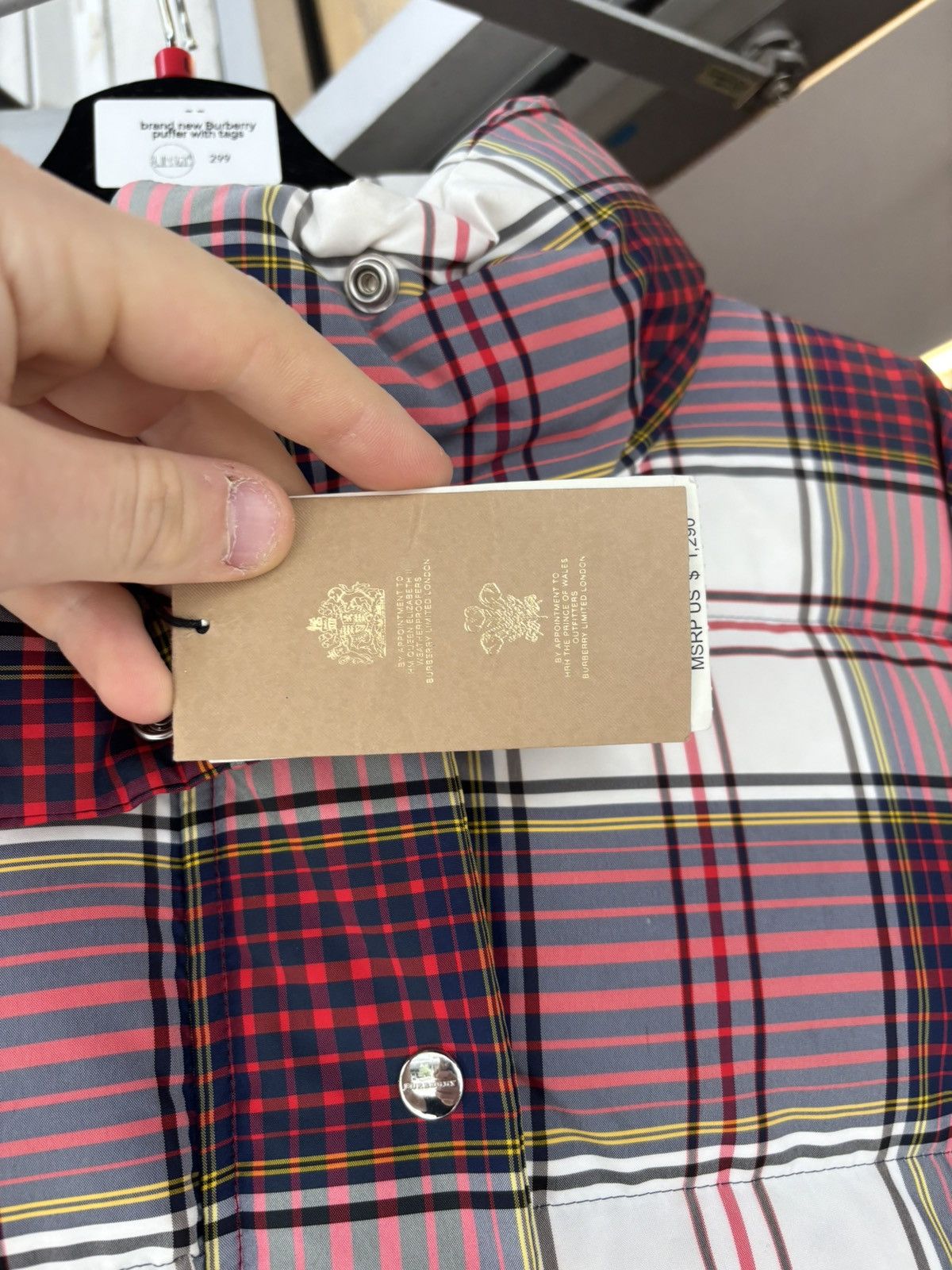 Burberry MSRP $1250 burberry with tags puffer Size US L / EU 52-54 / 3 - 4 Thumbnail