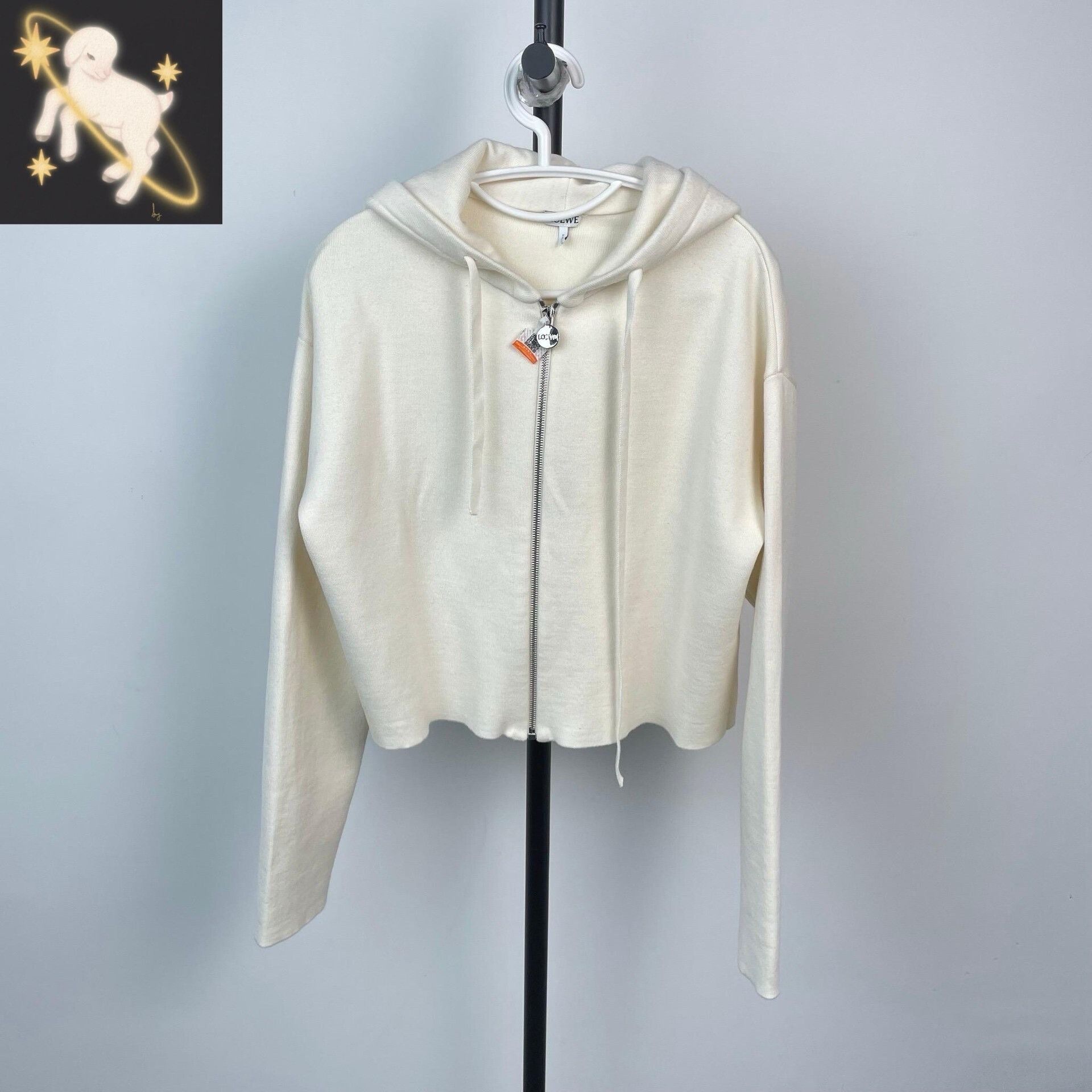 Loewe Loewe Retro White Sweater S Women Size S / US 4 / IT 40 - 1 Thumbnail