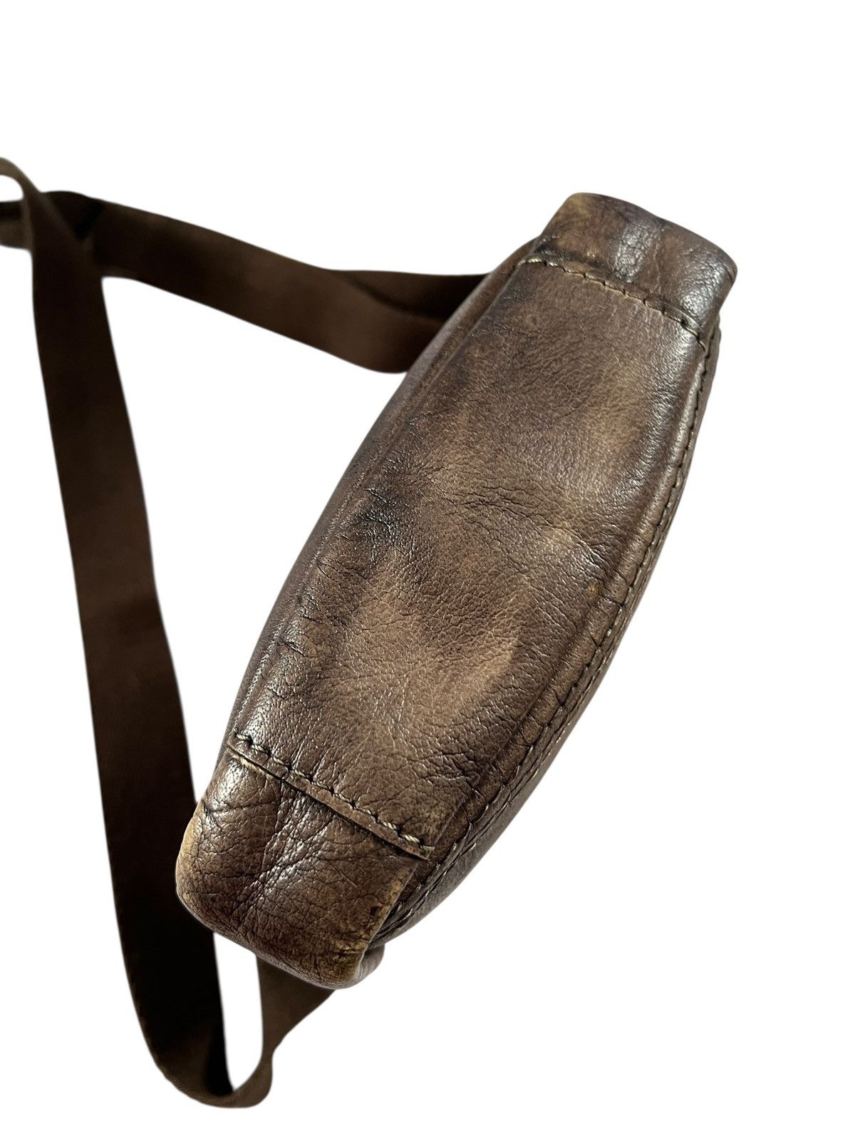 Diesel 2000s Diesel Patina Leather Sling Bag Size ONE SIZE - 10 Thumbnail