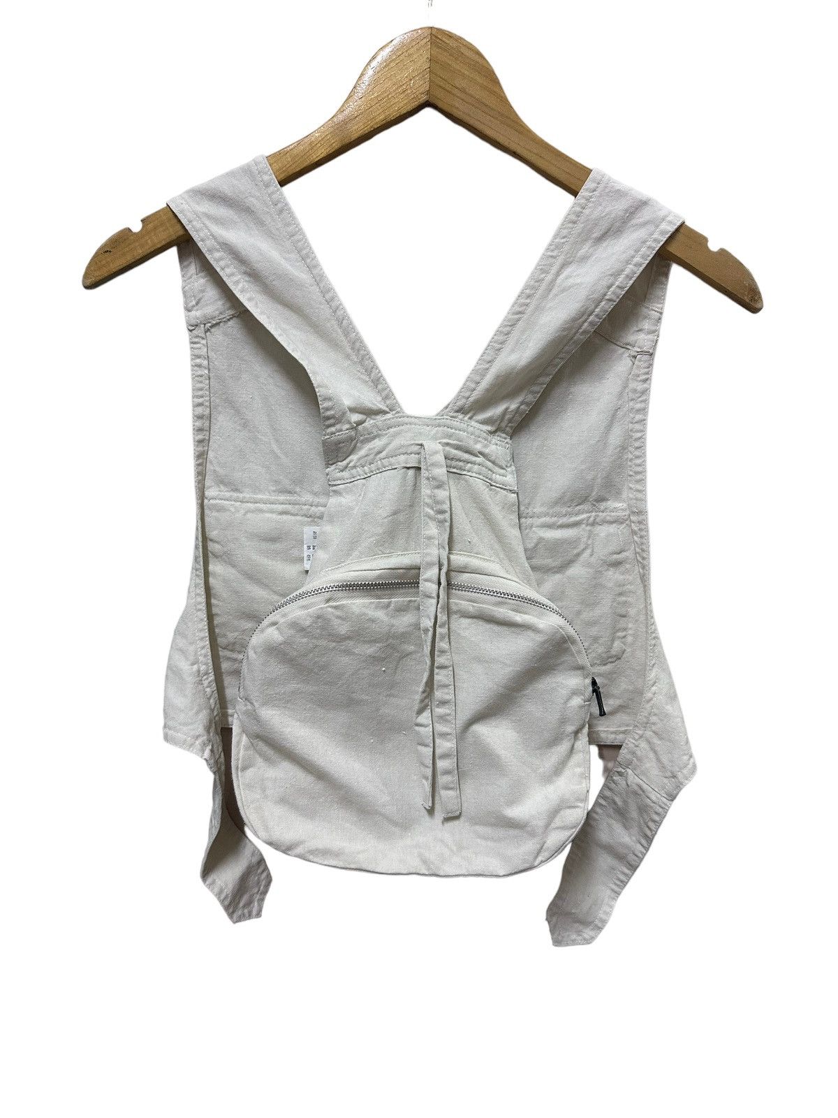 image of Vintage The Classic Tactical Vests Backpack Inspired Helmut Lang in White, Men's (Size Small)