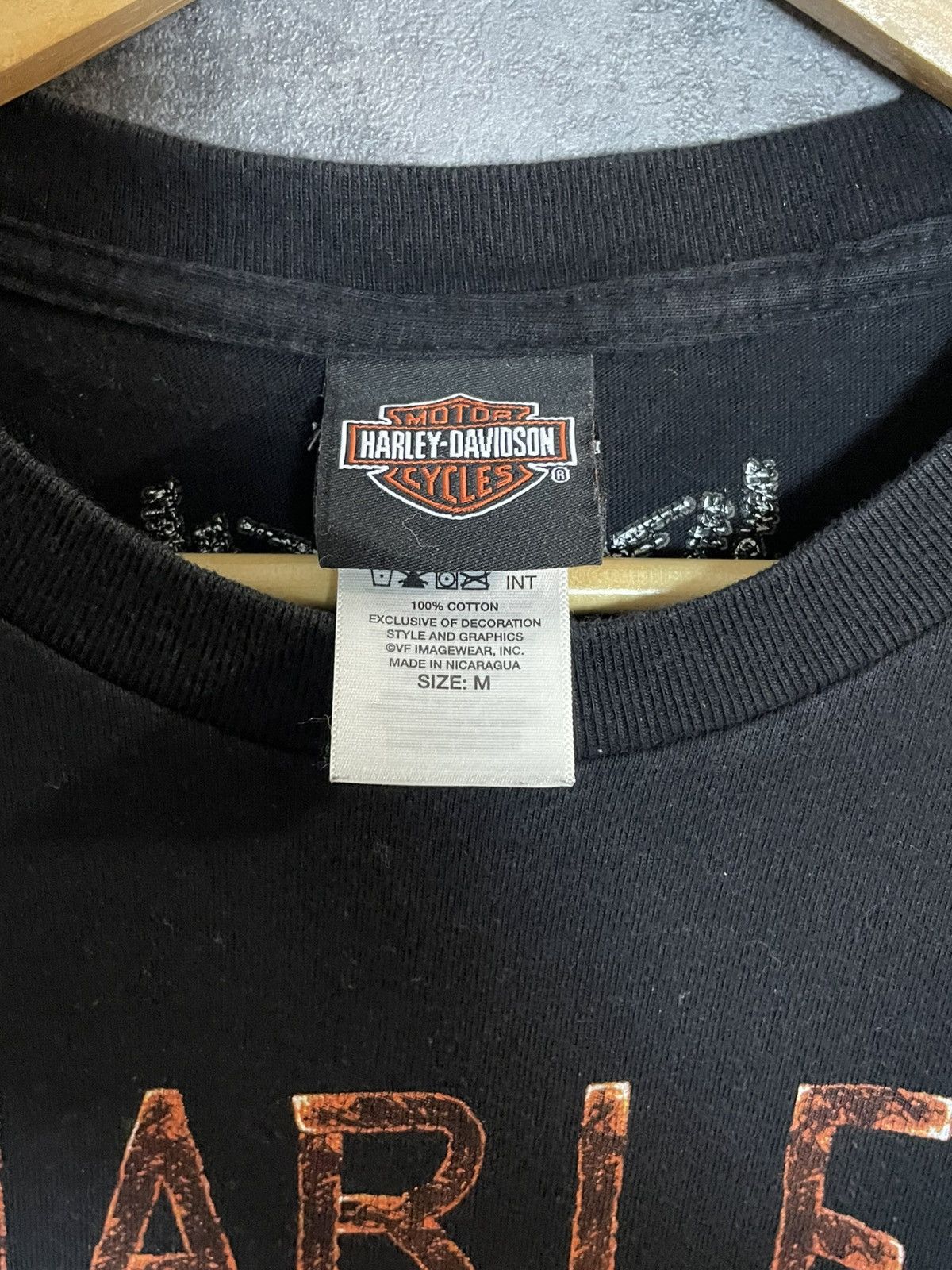 Harley Davidson Crazy Vintage Harley Davidson Skull Longsleeve 3D Emblem USA Size US M / EU 48-50 / 2 - 14 Thumbnail