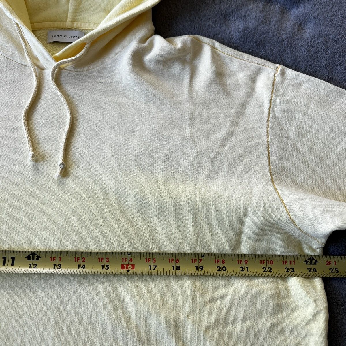 John Elliott John Elliott Beach Hoodie Sulphur Yellow Size US XL / EU 56 / 4 - 6 Thumbnail