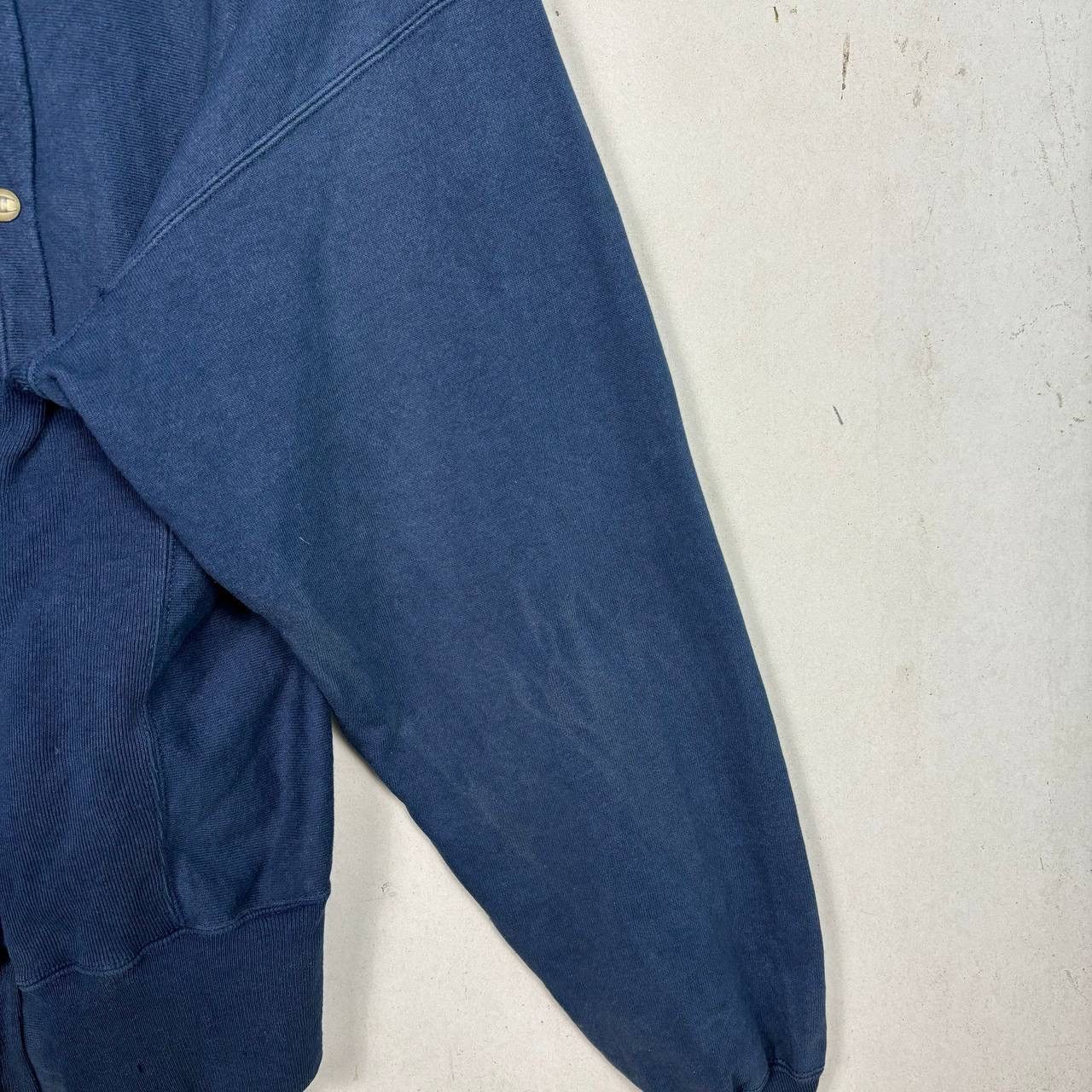 Champion Vintage Champion Reverse Weave Snap Button Jacket Navy Blue Size US L / EU 52-54 / 3 - 5 Thumbnail