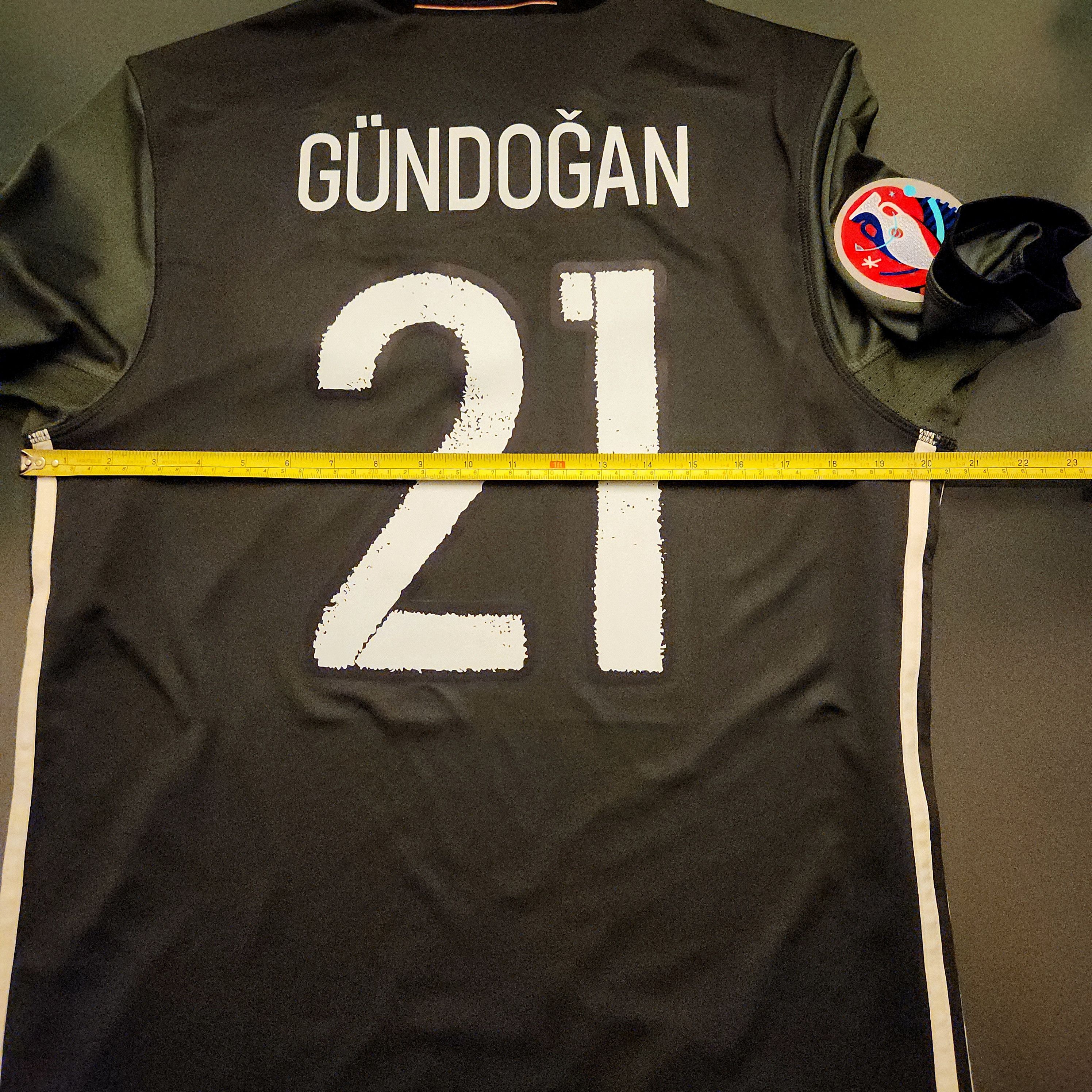 Adidas Authentic Germany GUNDOGAN EURO 2016 2017 16/17 Away Jersey Size US M / EU 48-50 / 2 - 12 Thumbnail
