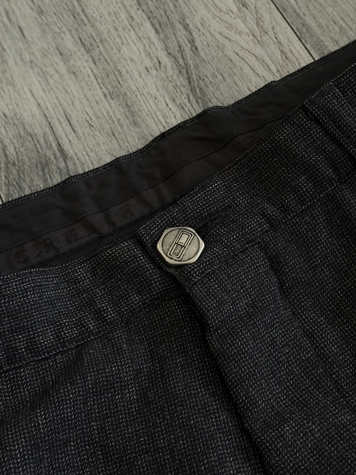 Corneliani Corneliani Dark Charcoal Gray Wool Dress Jeans Size US 38 / EU 54 - 5 Thumbnail