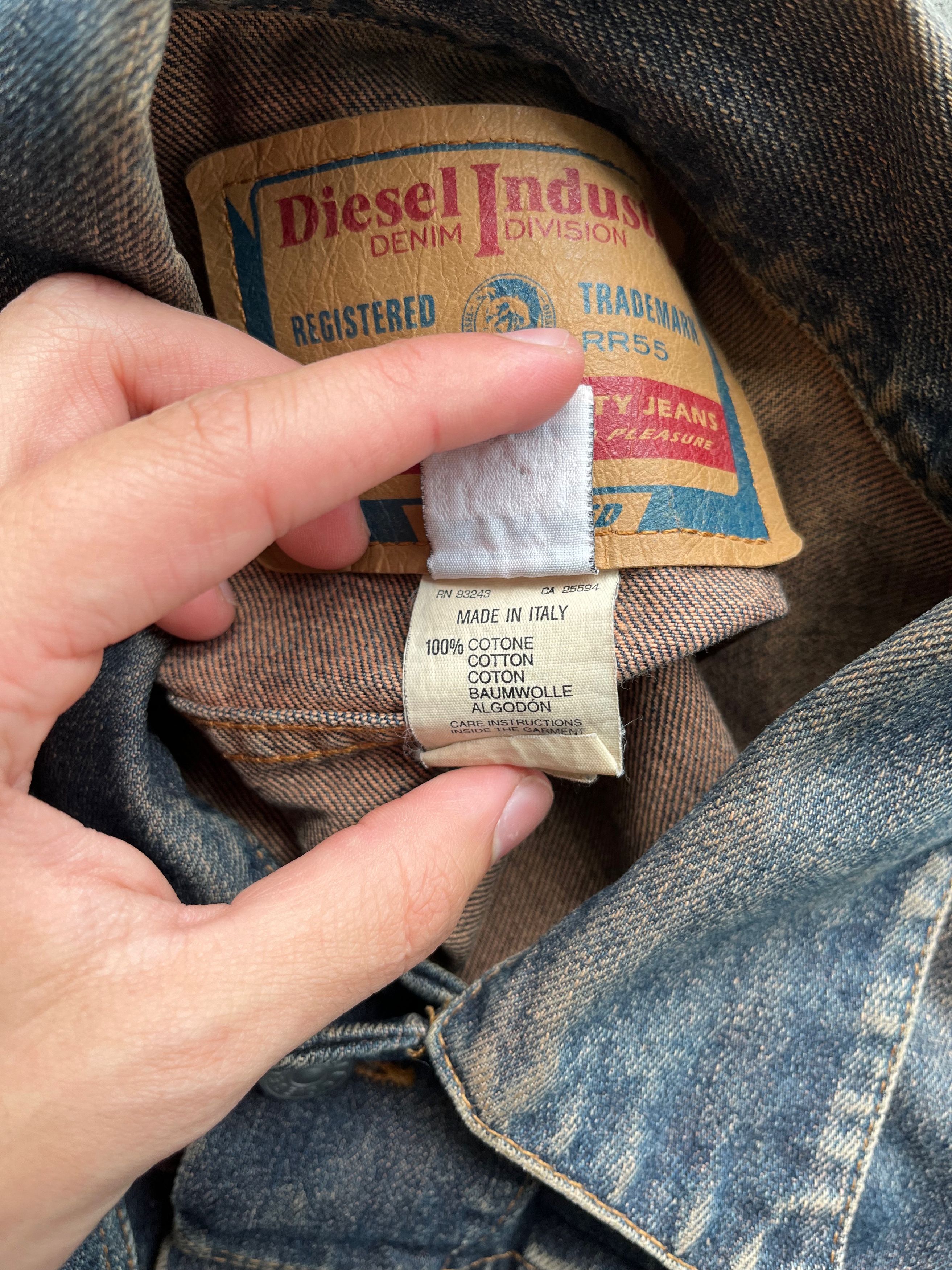 Designer × Diesel Vintage Diesel Denim Jacket Classic Faded Wash Size US M / EU 48-50 / 2 - 6 Thumbnail