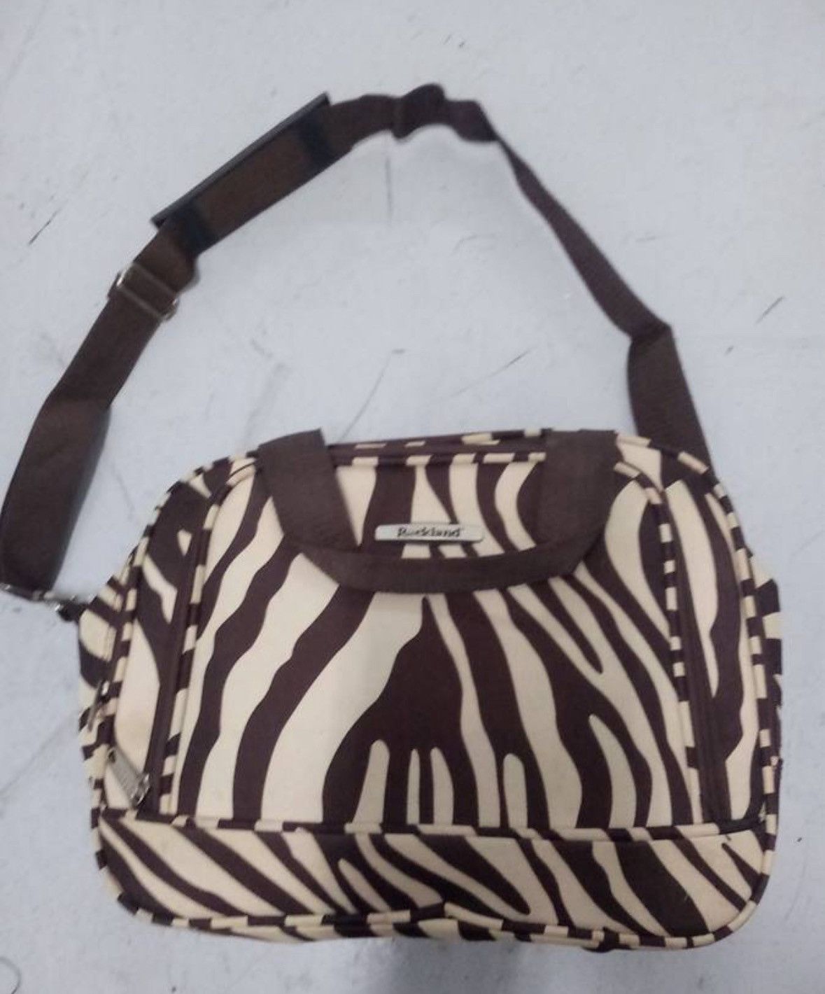 Other Rockland Zebra Print Carry On Soft Case Accessory Bag Size ONE SIZE - 2 Thumbnail