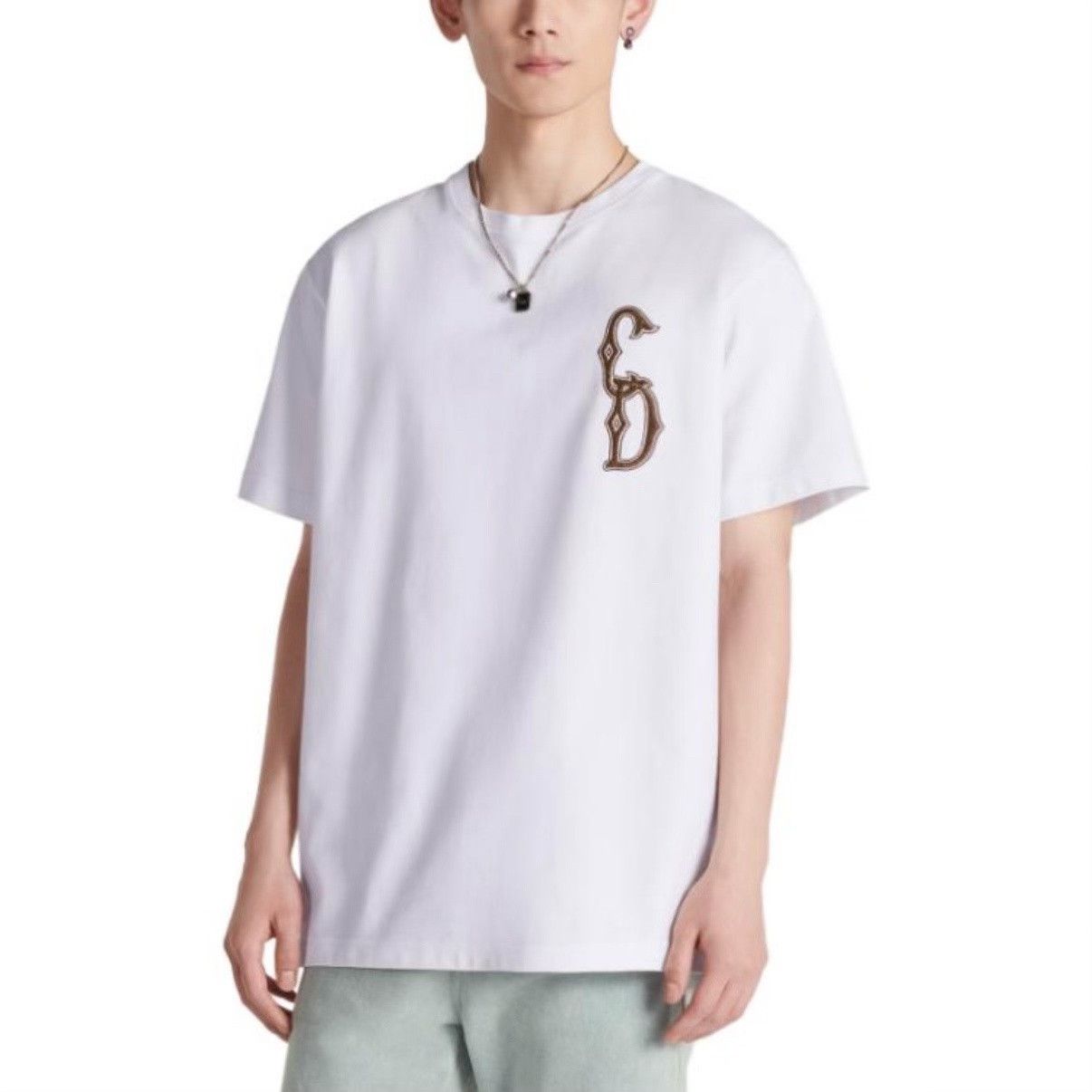 Dior DIOR S Glitter CD Embroidered Short Sleeve T-shirt Size US S / EU 44-46 / 1 - 6 Thumbnail