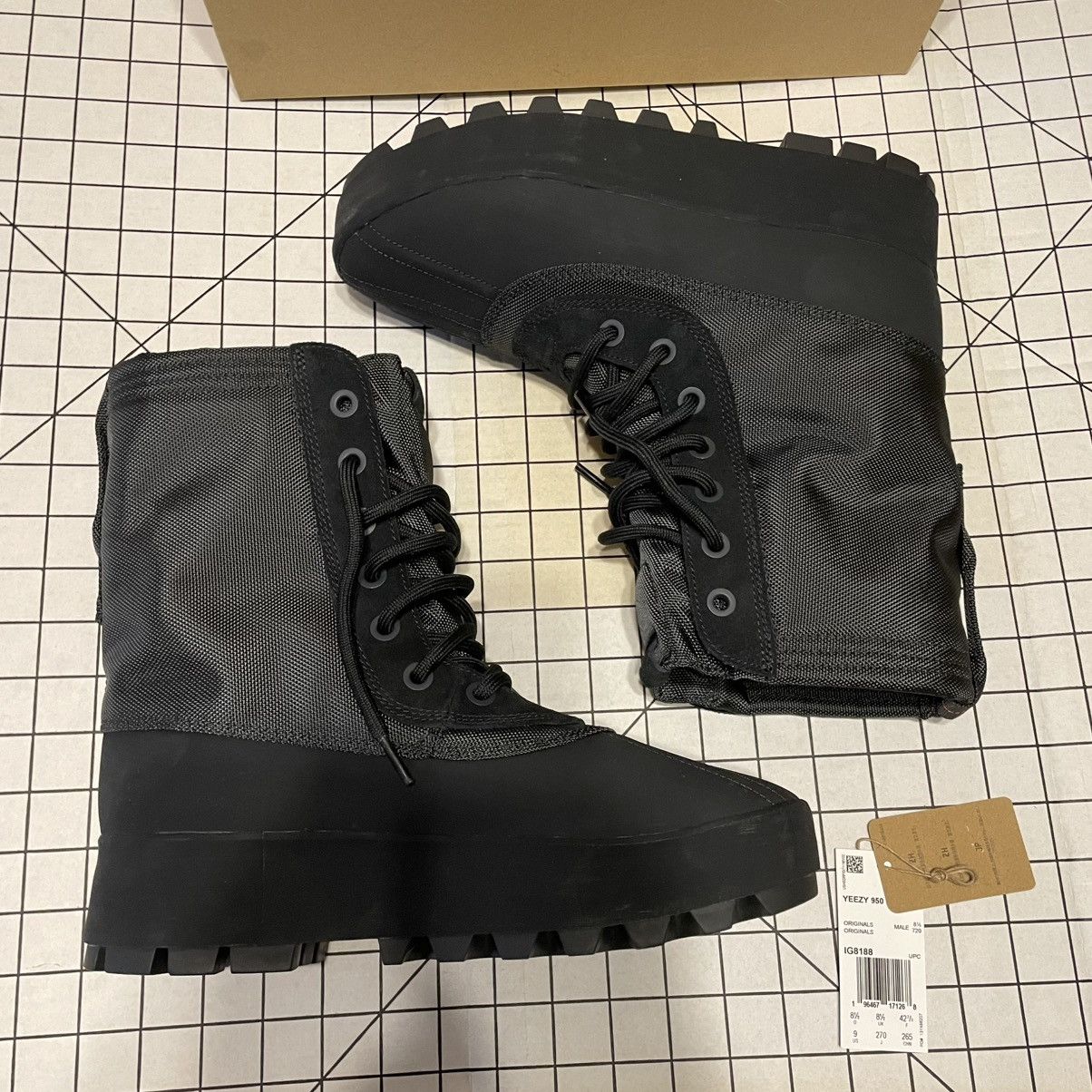 Yeezy Adidas x Yeezy 950 Pirate Black Boots Size US 9 / EU 42 - 6 Thumbnail